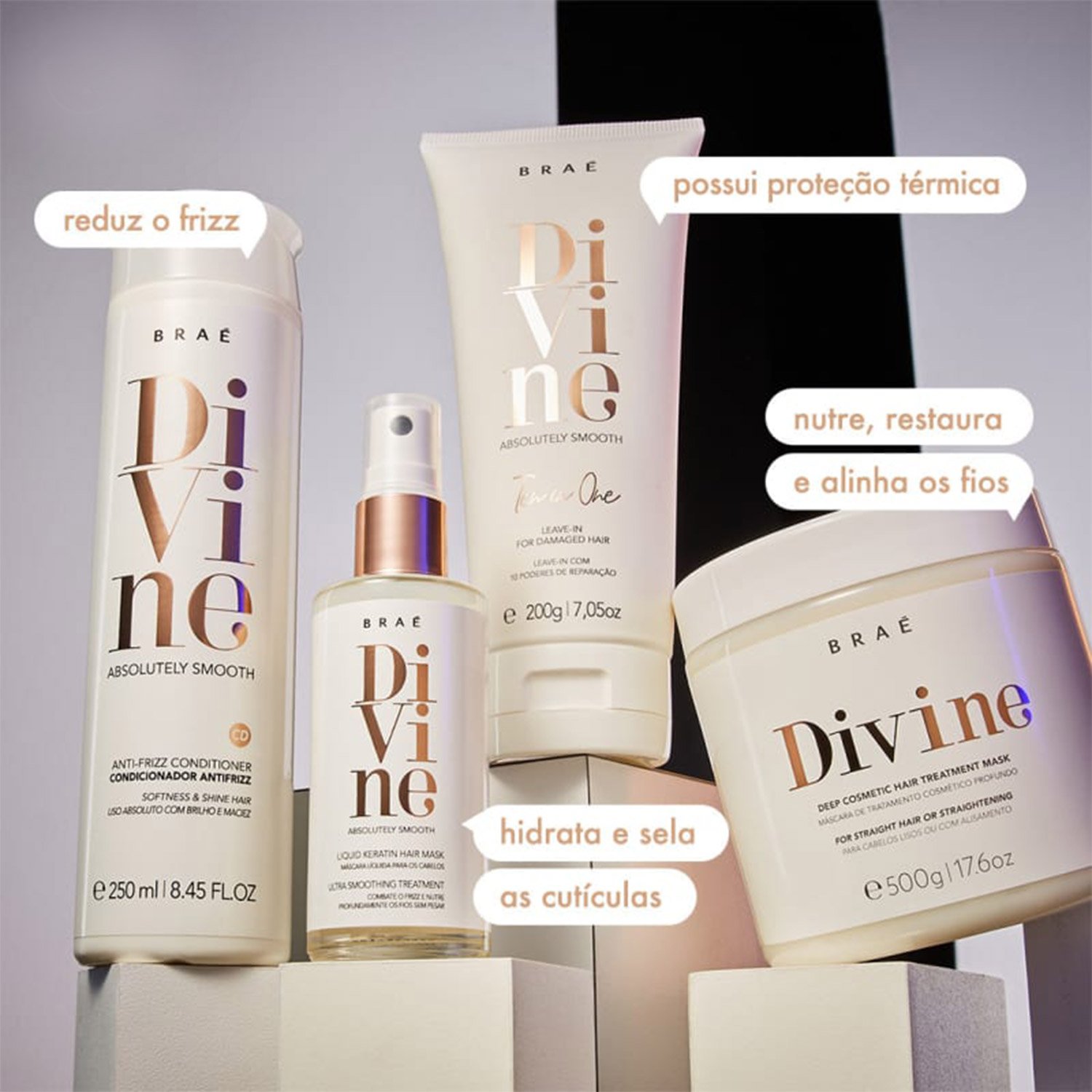 Kit Brae Divine Shampoo e Condicionador (2 produtos) ÚNICO 2