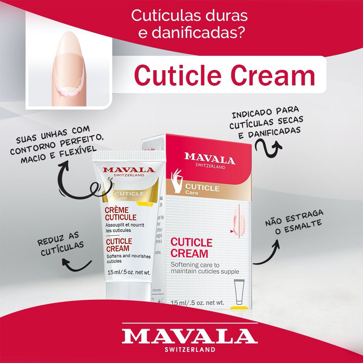 Mavala Cuticle Cream - Hidratante para Cuticulas 15ml 15ml 3