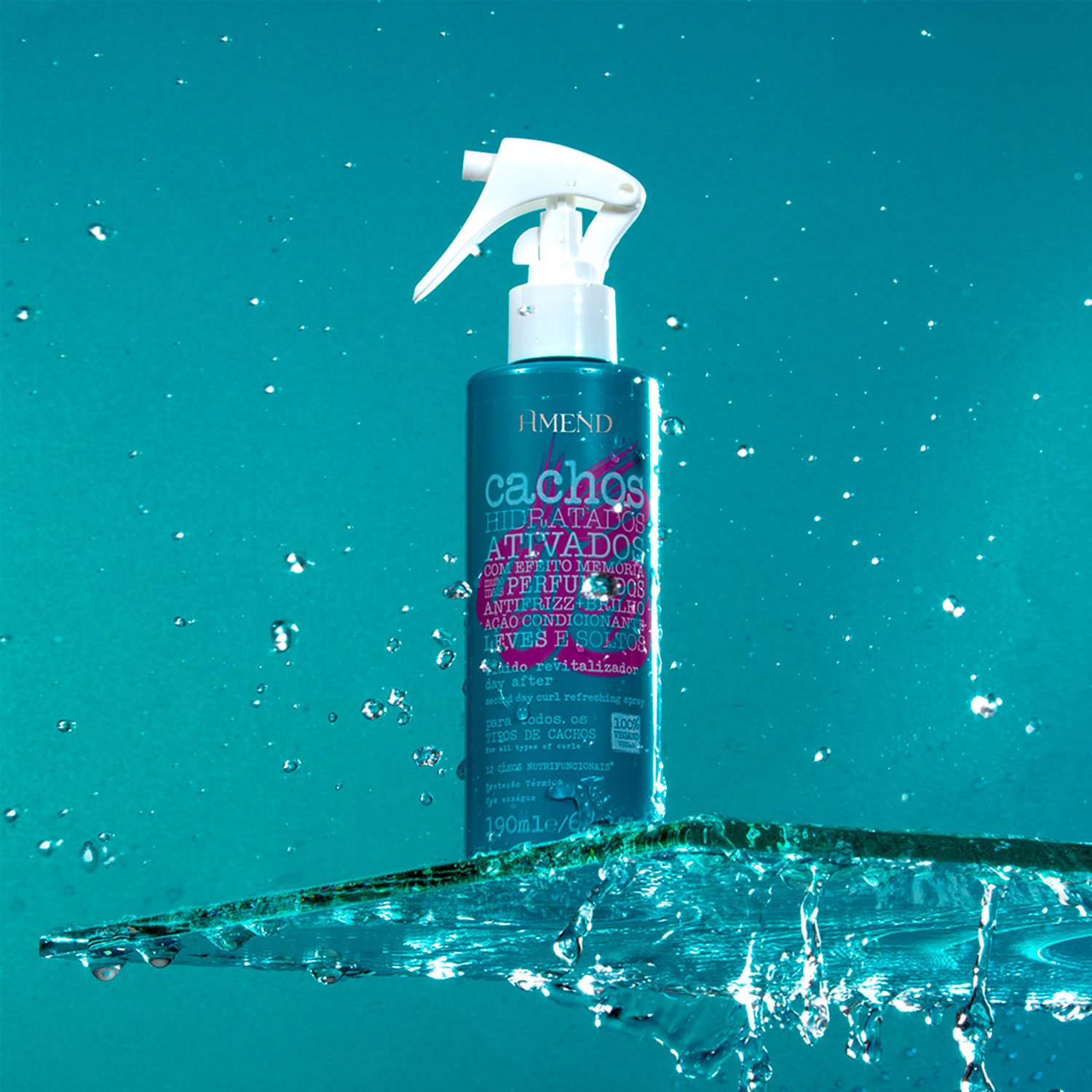 Amend Cachos Hidratados - Ativador de Cachos 190ml 190ml 2