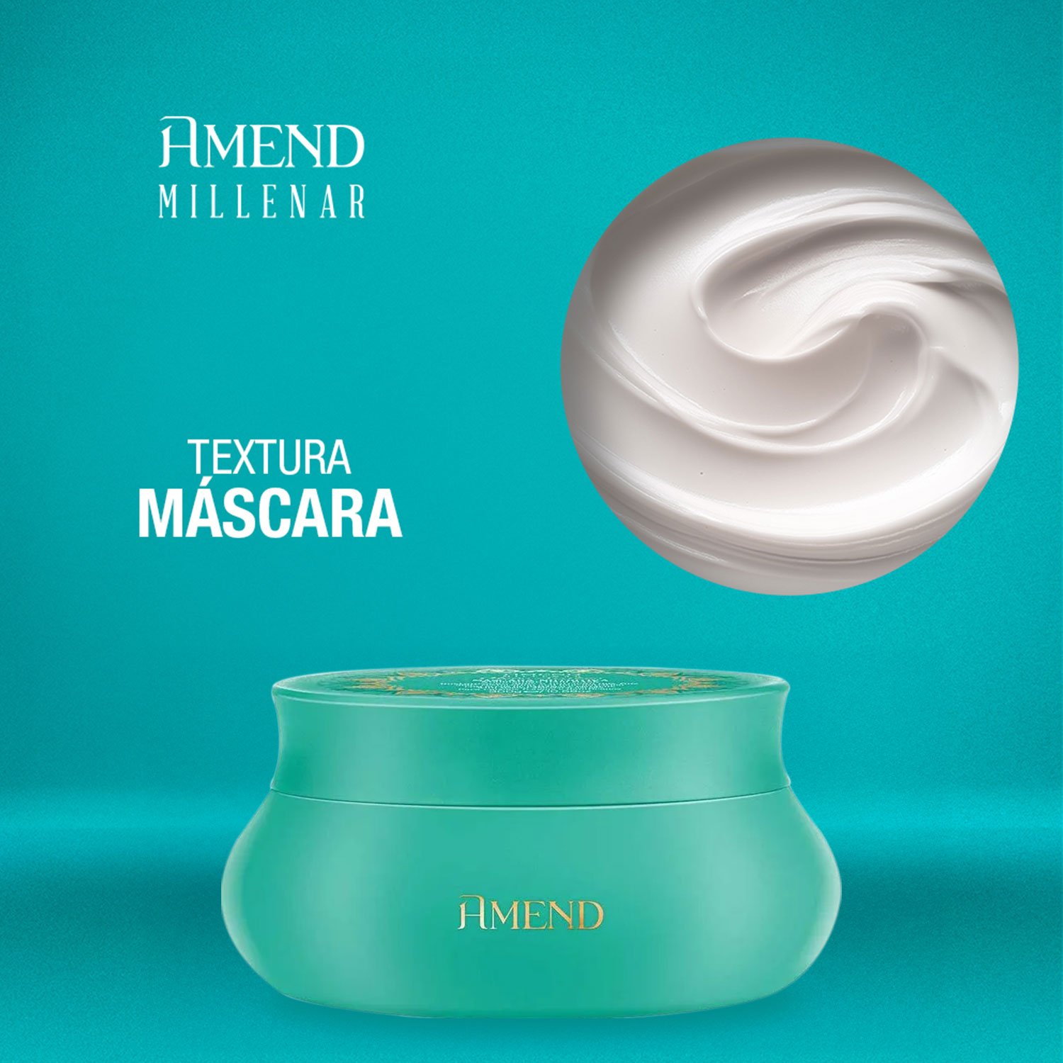 Amend Millenar Oleos Arabes - Mascara Capilar 300g 300g 3