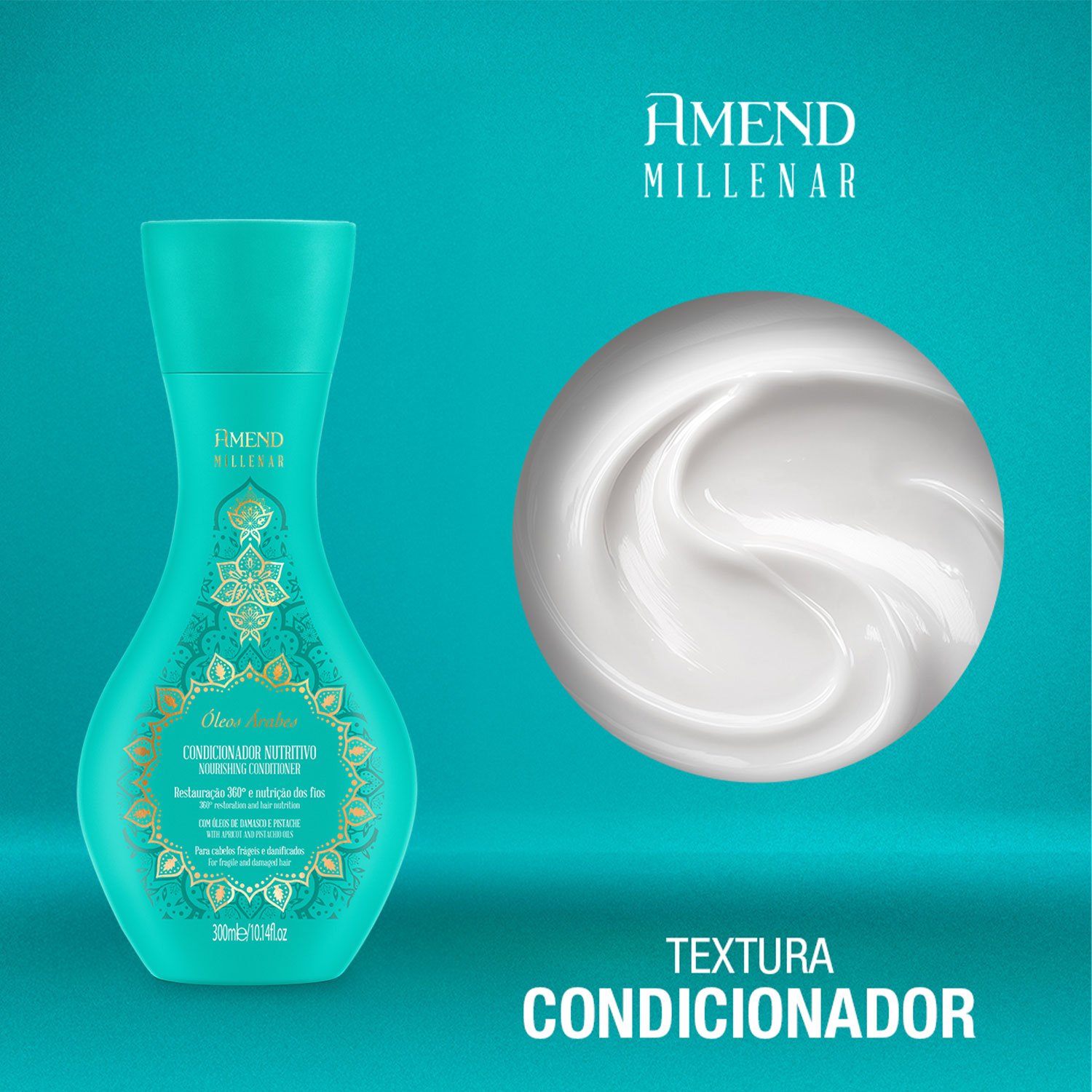 Amend Millenar Oleos Arabes - Condicionador 300ml 300ml 3