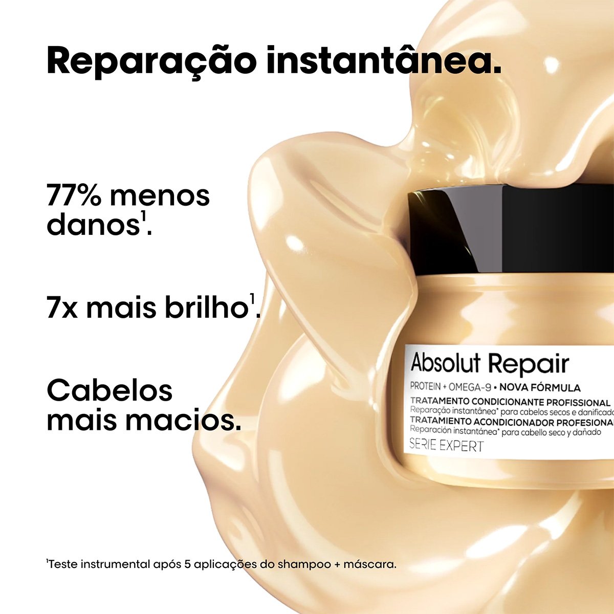 LOreal Professionnel Kit Absolut Repair Mascara Oil (2 produtos) ÚNICO 3