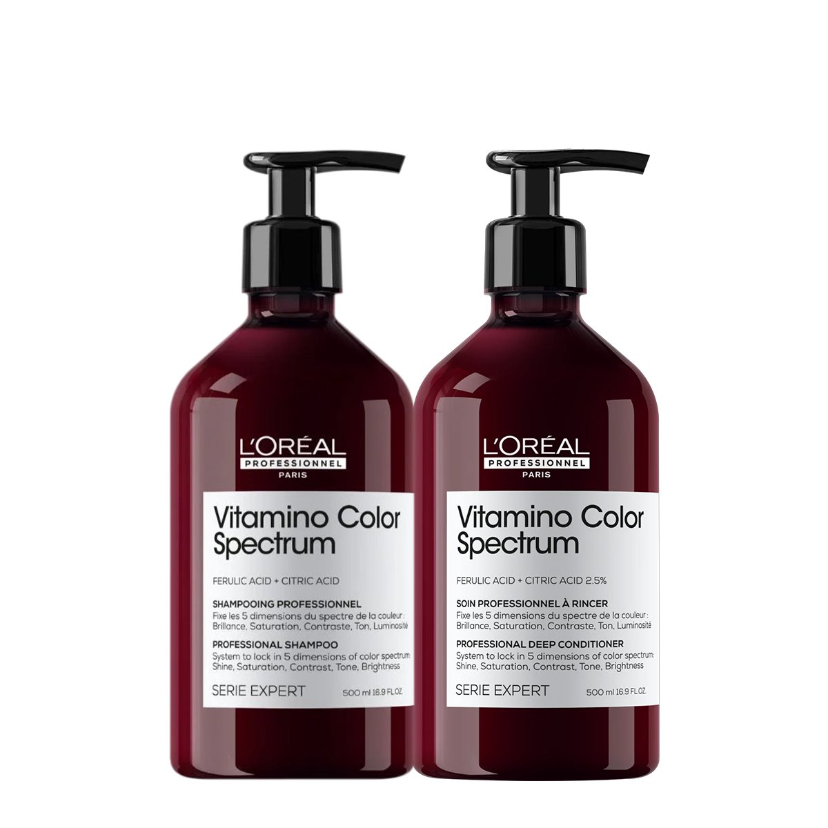 Kit LOreal Professionnel Vitamino Color Spectrum Duo 500 (2 produtos) ÚNICO 1