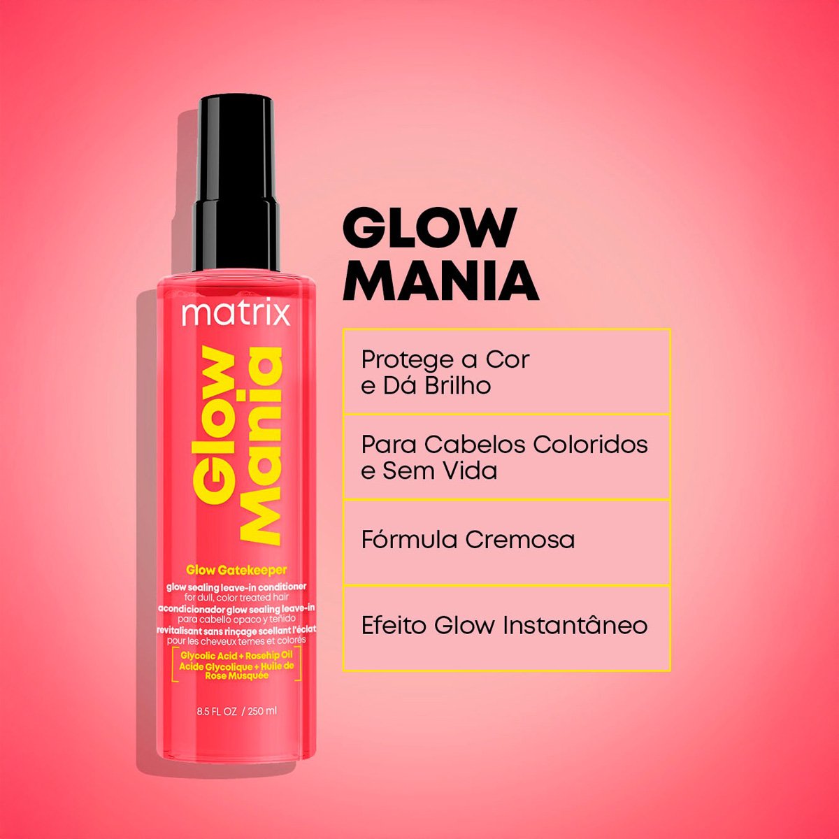 Matrix Glow Mania - Leave-in Spray 250ml 250ml 2