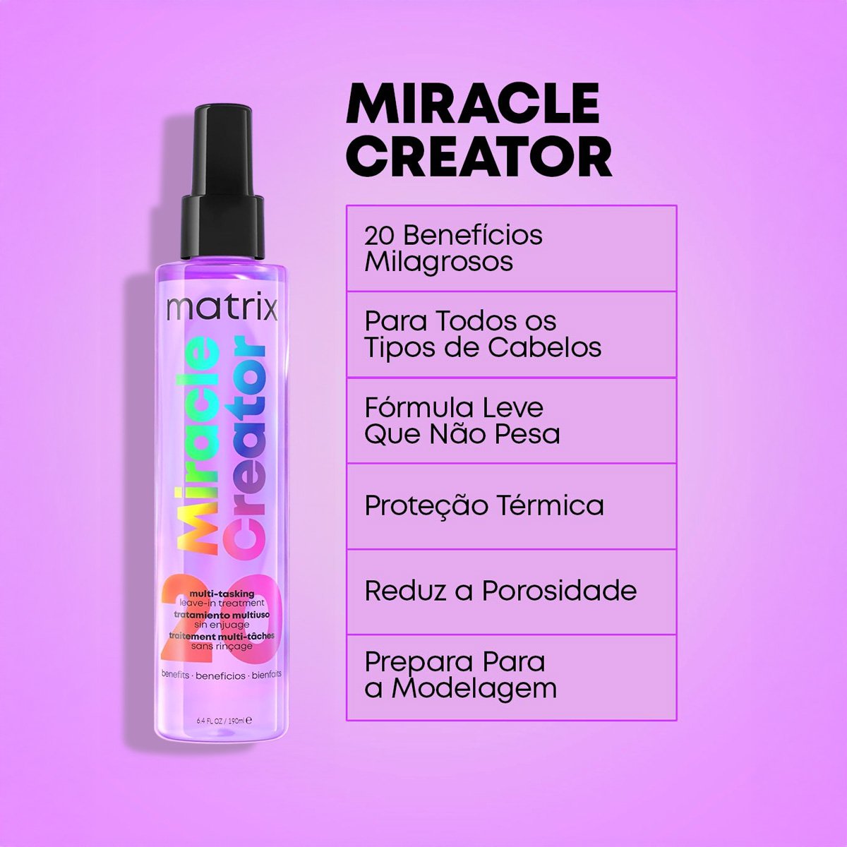 Kit Matrix Food for Soft Miracle Creator Shampoo Leave-in (2 produtos) ÚNICO 3