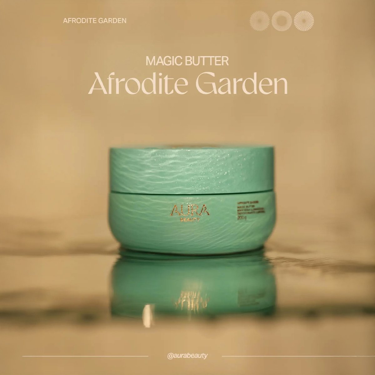 Kit Aura Beauty Afrodite Garden Magic Butter Iluminador Body Splash (2 produtos) ÚNICO 4