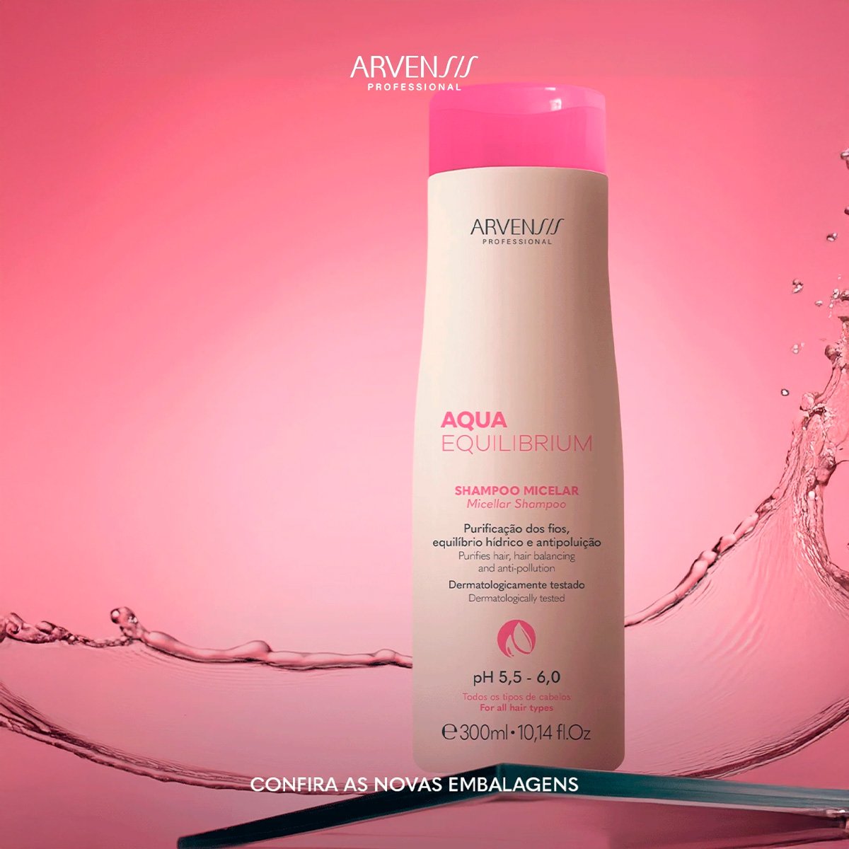 Arvensis Aqua Equilibrium Micelar - Shampoo 300ml 300ml 2