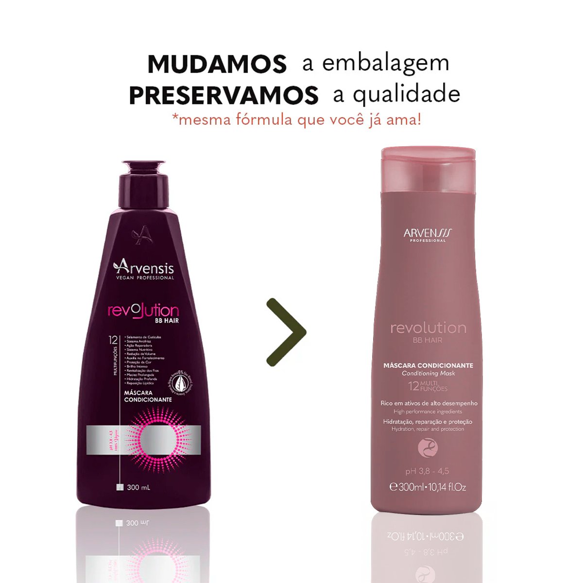 Arvensis Revolution BB Hair - Mascara Condicionante 300ml 300ml 2