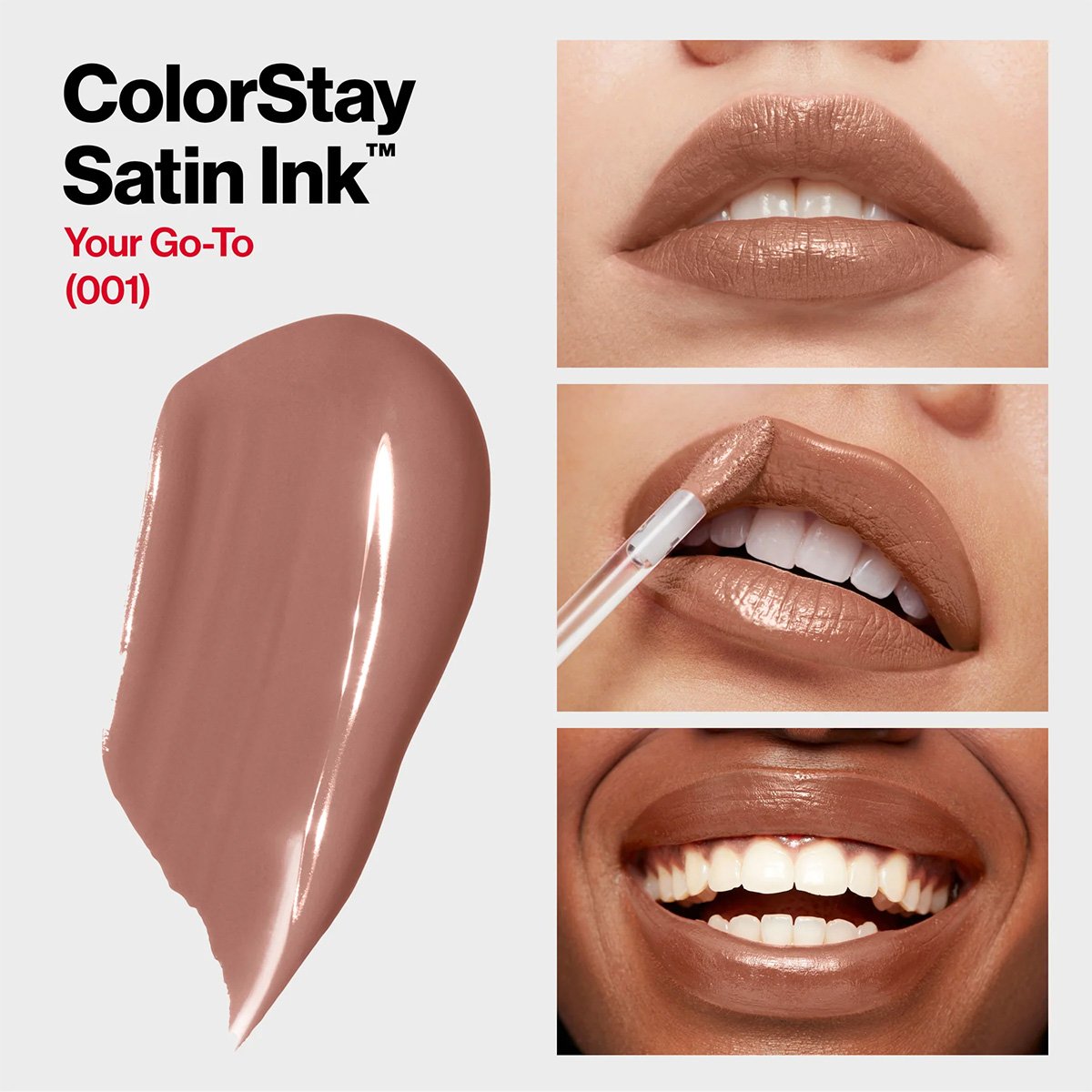 Revlon Colorstay Satin Ink Your To Go 001 - Batom Liquido 5ml Cor Your To Go 001 4