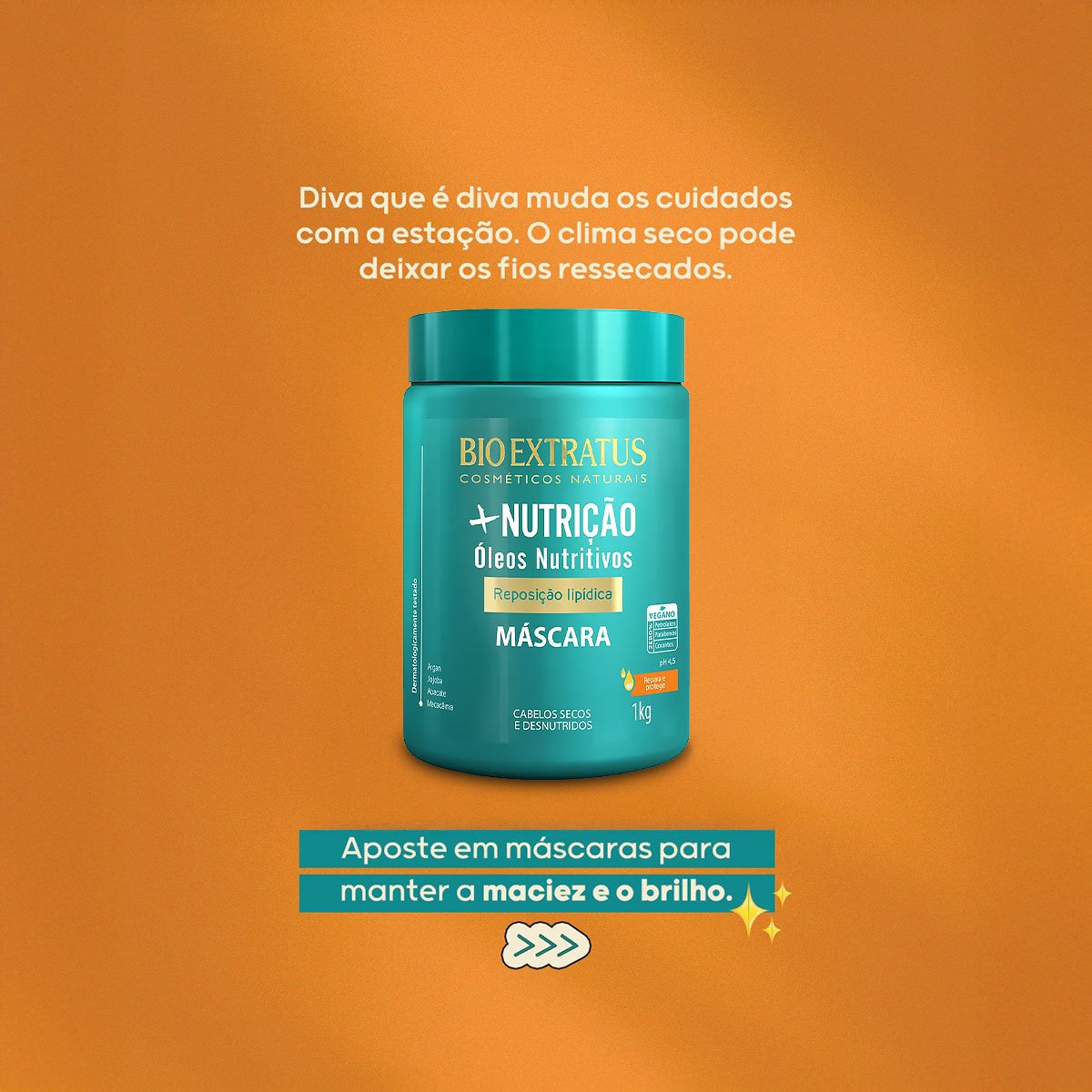 Bio Extratus +Nutricao - Mascara Capilar 1Kg 1kg 2