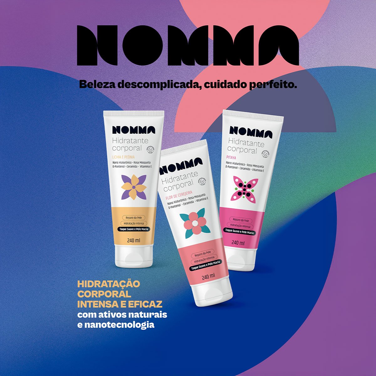 Nomma Healthy Flor de Cerejeira - Hidratante Corporal 240ml 240ml 3