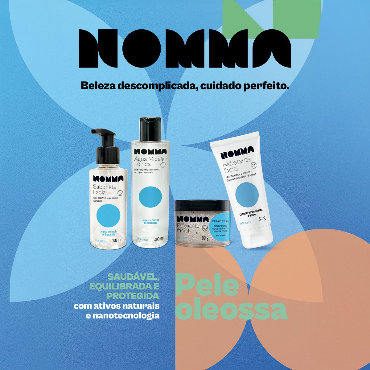 Nomma Healthy Pele Oleosa - Hidratante Facial 60g 60g 3