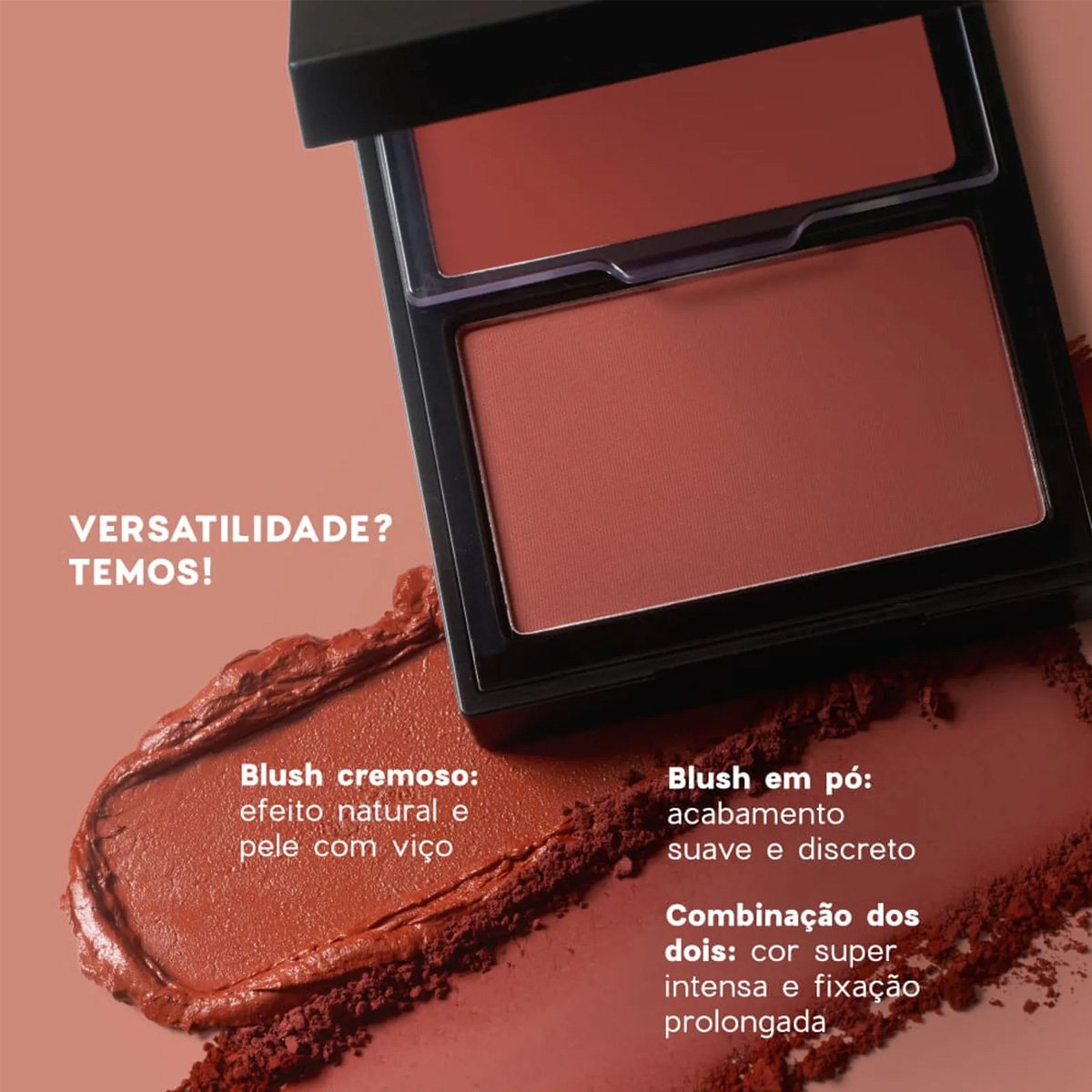 Oceane Edition Blush Duo 2 em 1 Chilly Paint  - Blush 10,2g Chilly 2