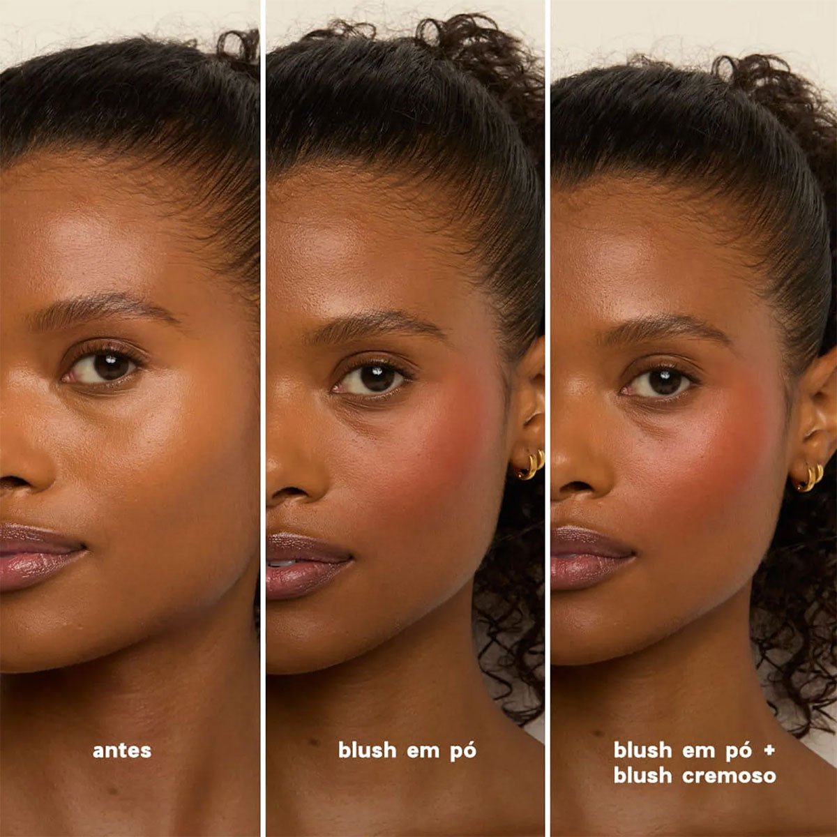 Oceane Edition Blush Duo 2 em 1 Chilly Paint  - Blush 10,2g Chilly 4