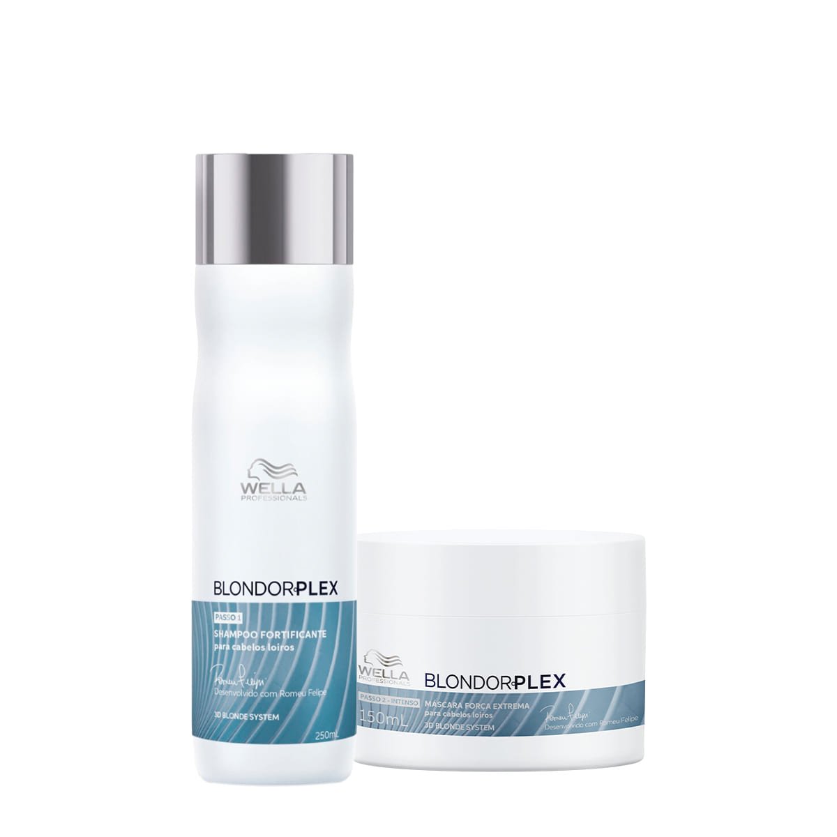 Kit Wella Professionals BlondorPlex Shampoo Mascara (2 produtos)