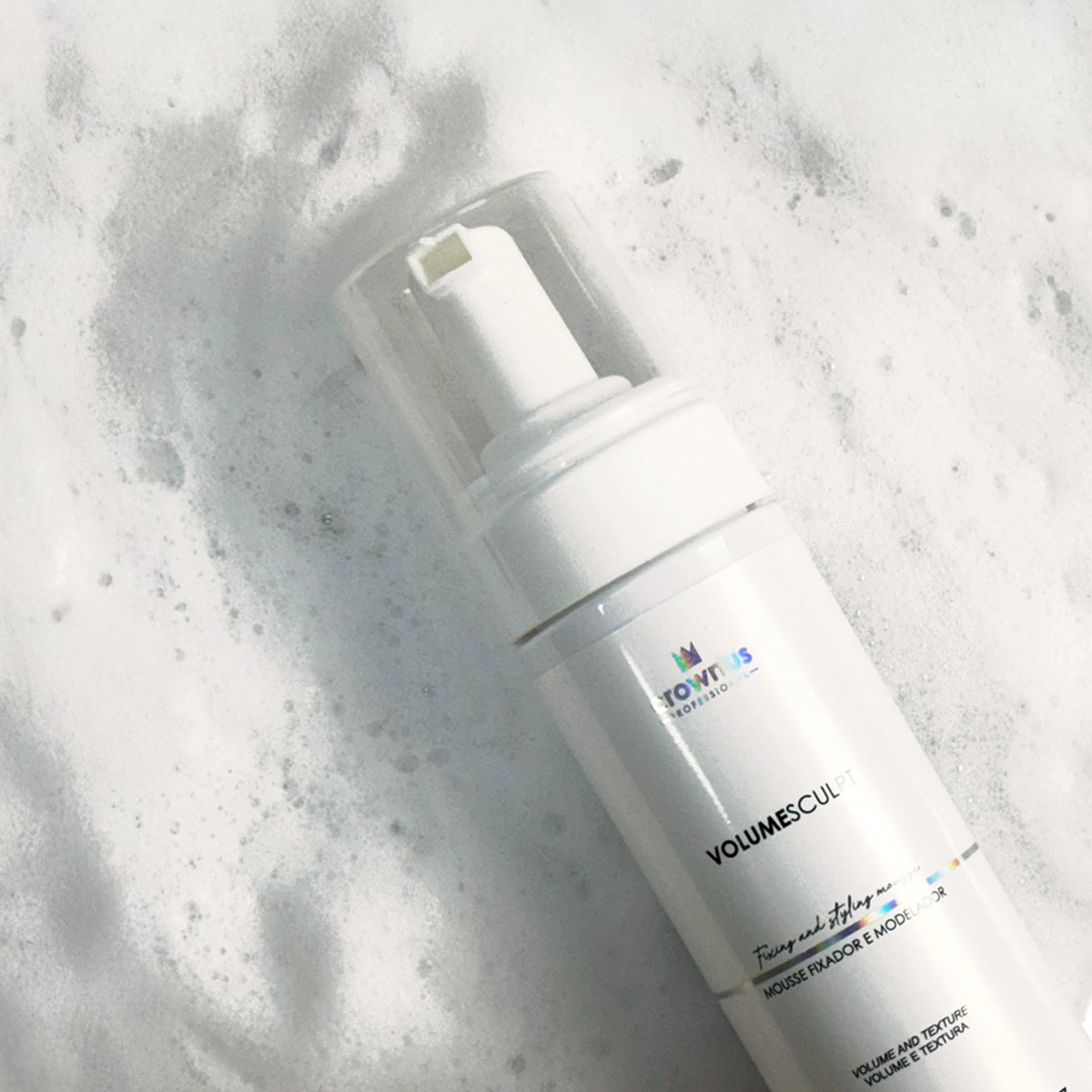 Crownus Volume Sculpt - Mousse Volumizador Modelador 100ml 100ml 2