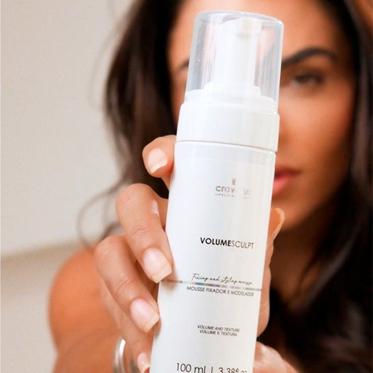 Crownus Volume Sculpt - Mousse Volumizador Modelador 100ml 100ml 5