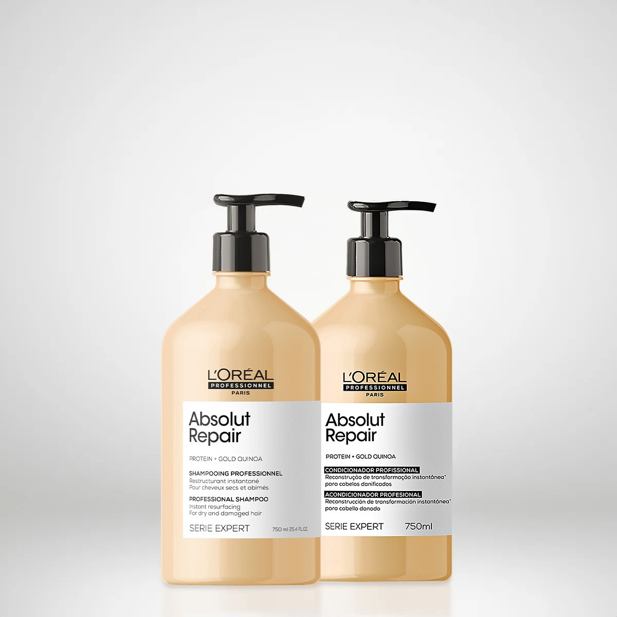 Kit LOreal Professionnel Absolut Repair Gold Home Care 750 ( 3 produtos) ÚNICO 2