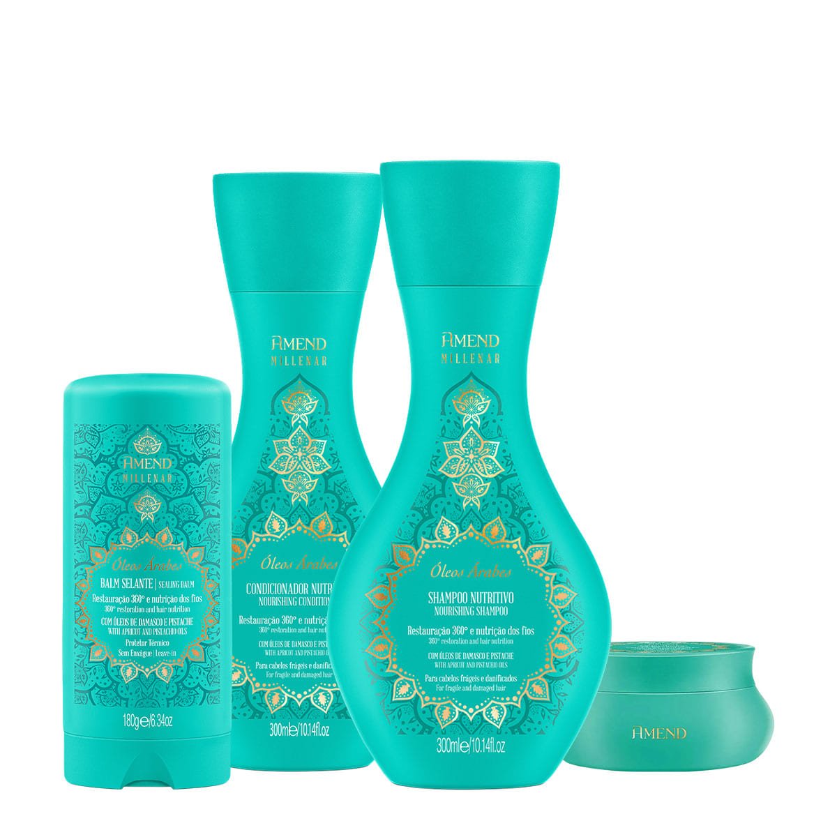 Kit Amend Millenar Oleos Arabes Hair Care Total (4 produtos)