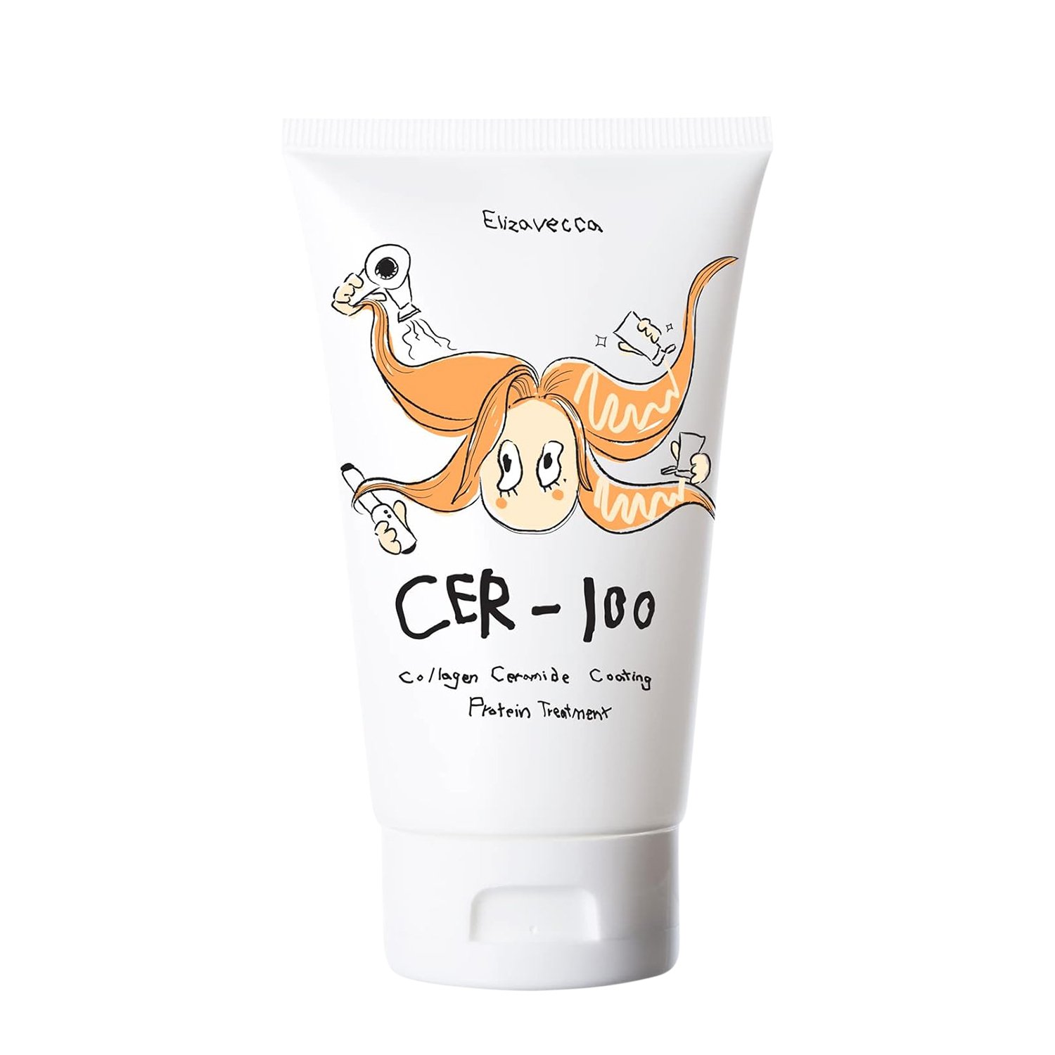 Elizavecca CER-100 Tratamento Proteico com Colageno e Ceramidas - Mascara Capilar 100ml