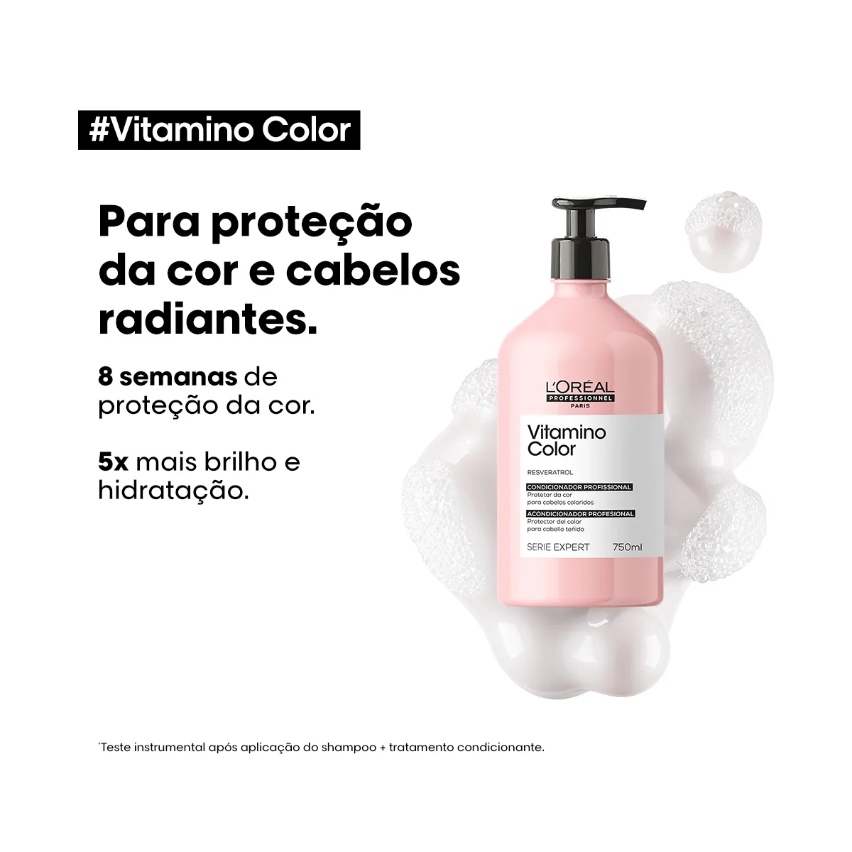 Kit LOreal Professionnel Vitamino Color Home Care 750 Refil (3 produtos) ÚNICO 3