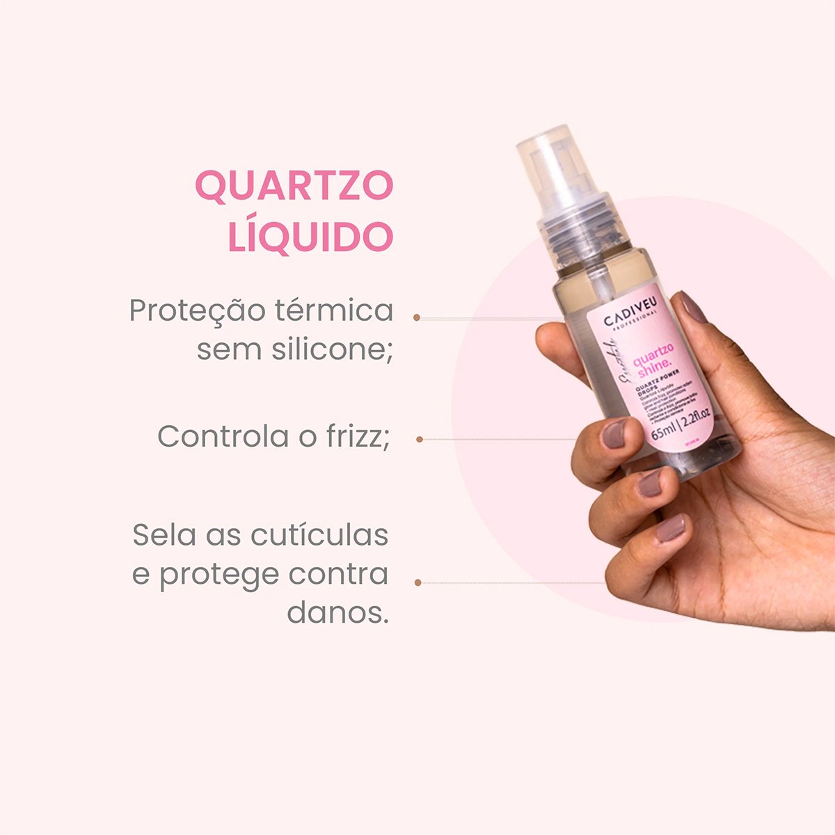 Kit Taiff Style 2000W 220V Azul Tiffany Secador Cadiveu Essentials Quartzo Shine Serum (2 produtos) ÚNICO 3