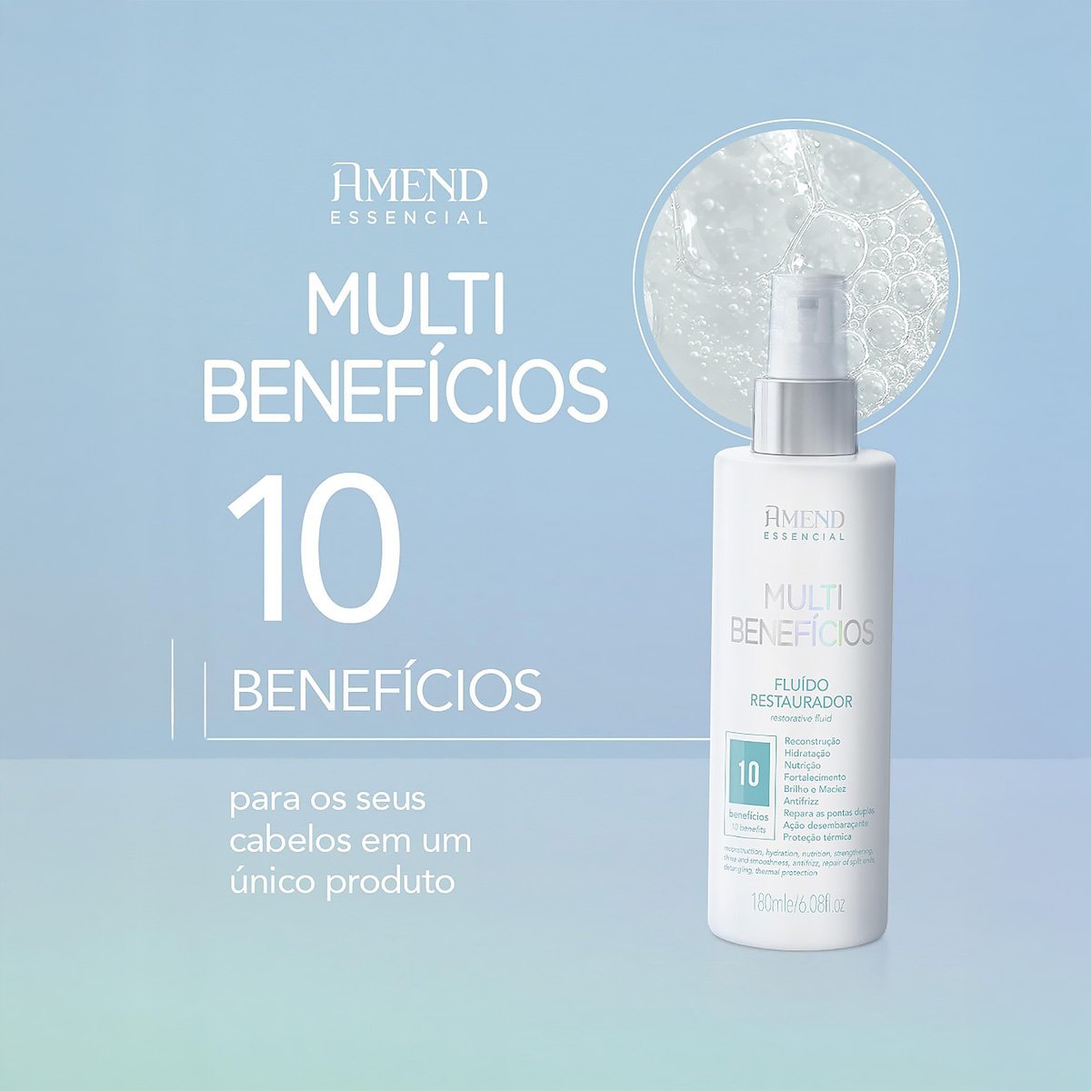 Amend Essencial Multibeneficios - Fluido Restaurador 180ml 180ml 3