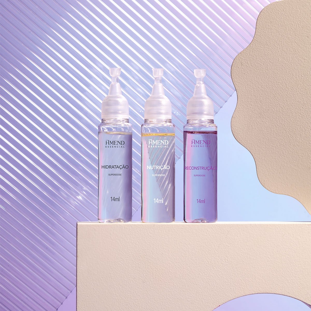 Amend Essencial Kit Cronograma Capilar Superdoses de Reparacao (3 produtos) ÚNICO 3