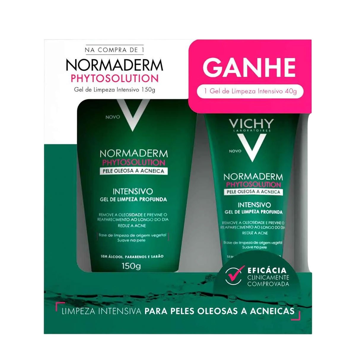 Vichy Kit Normaderm Phytosolution Intensivo Gel de Limpeza (2 produtos) ÚNICO 1