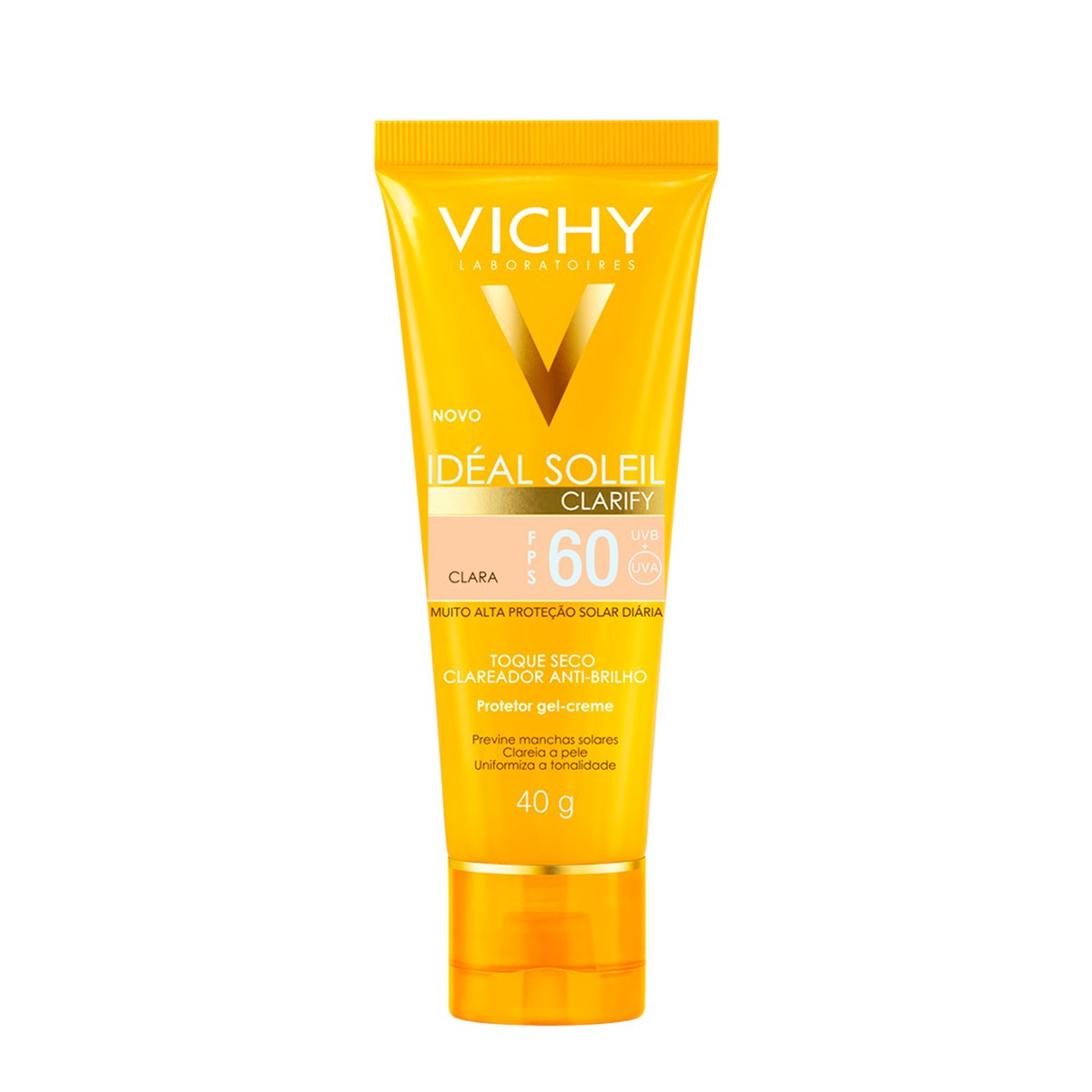 Vichy Ideal Soleil Clarify FPS60 Cor Clara - Protetor Solar com Cor 40g