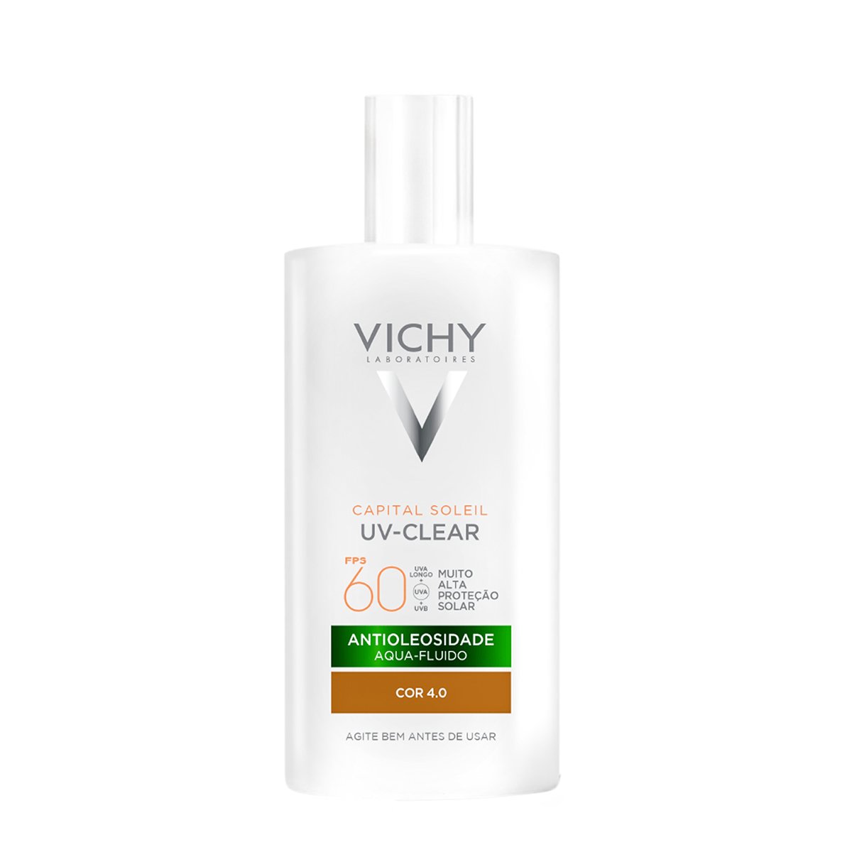 Vichy Capital Soleil UV Clear FPS60 Cor 4.0 - Protetor Solar com Cor 40g Cor 4.0 1