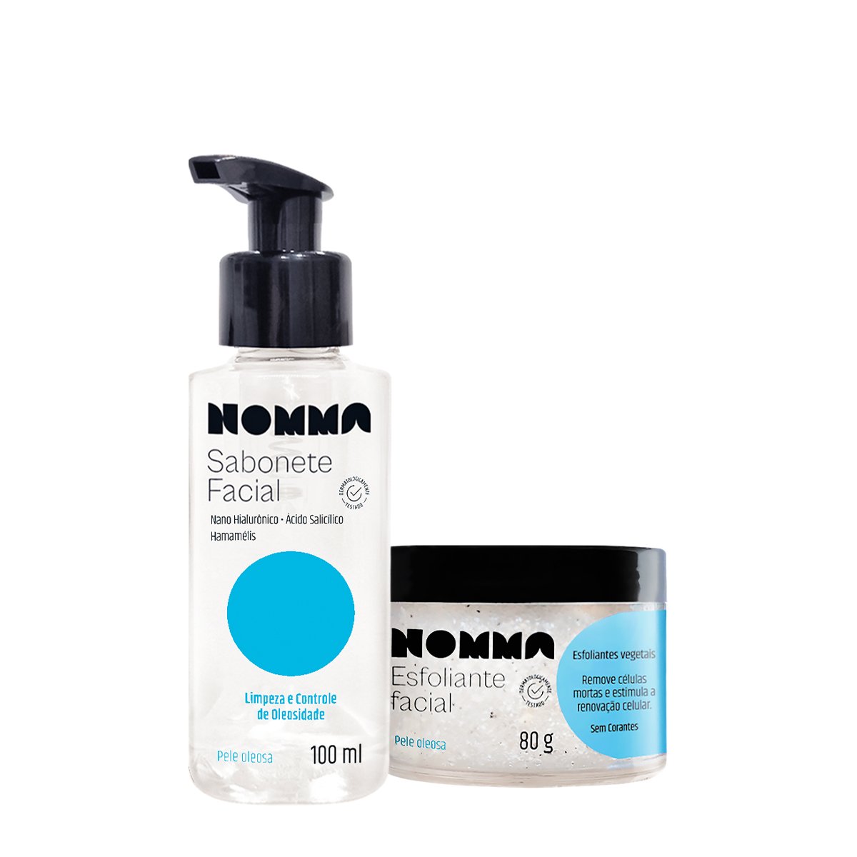 Kit Nomma Healthy Pele Oleosa Sabonete Esfoliante (2 produtos)