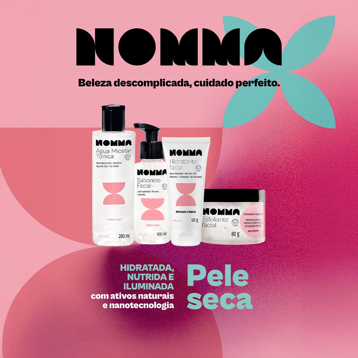 Kit Nomma Healthy Pele Seca Completo (3 produtos) ÚNICO 5