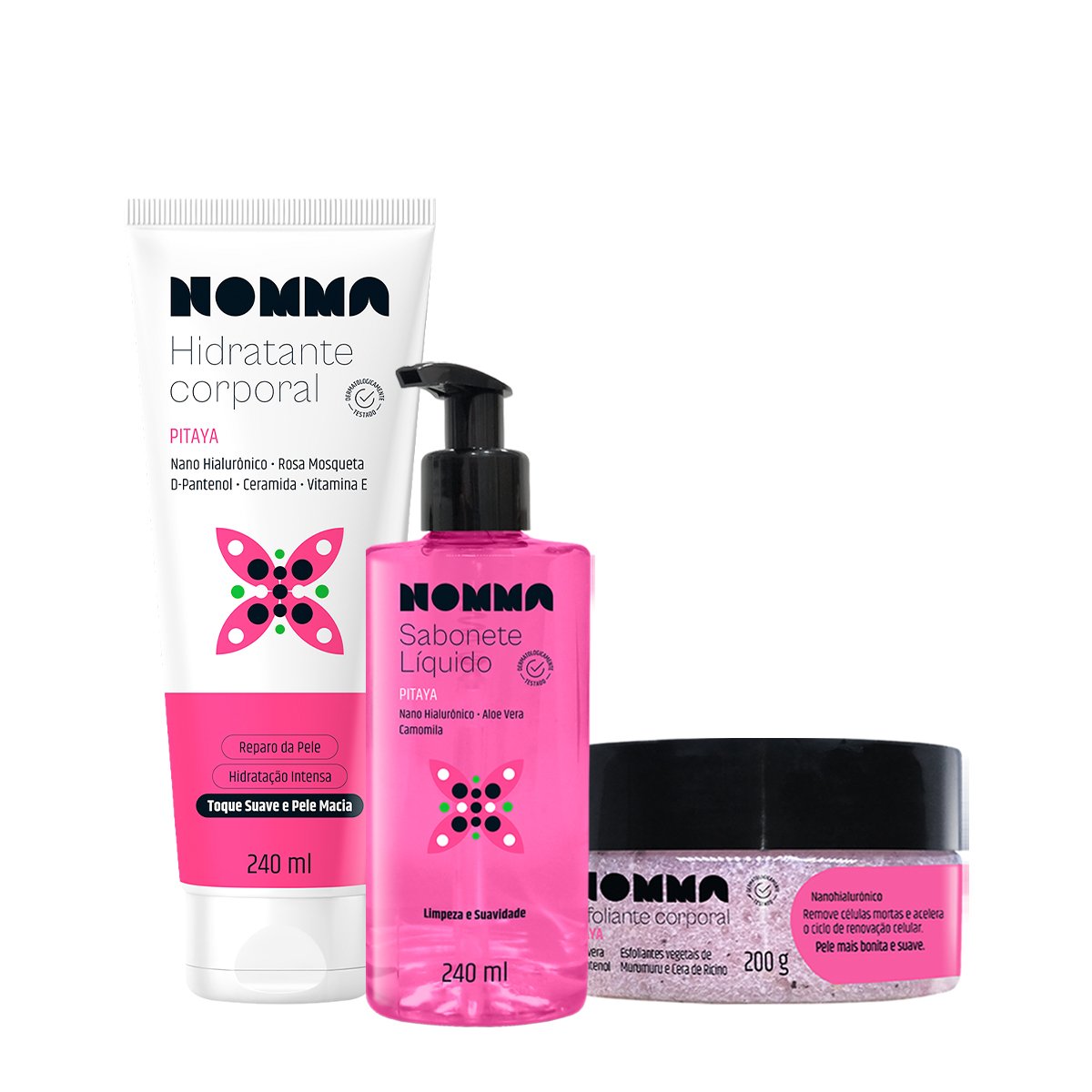 Kit Nomma Healthy Pitaya Completo (3 produtos)