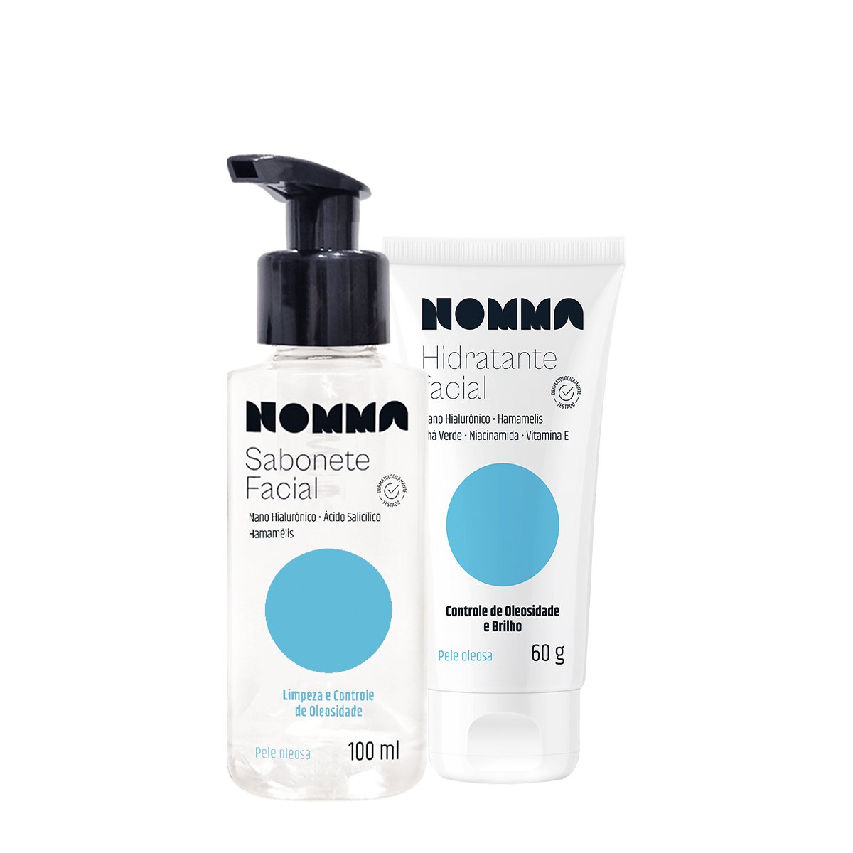 Kit Nomma Healthy Pele Oleosa Sabonete Hidratante (2 produtos)