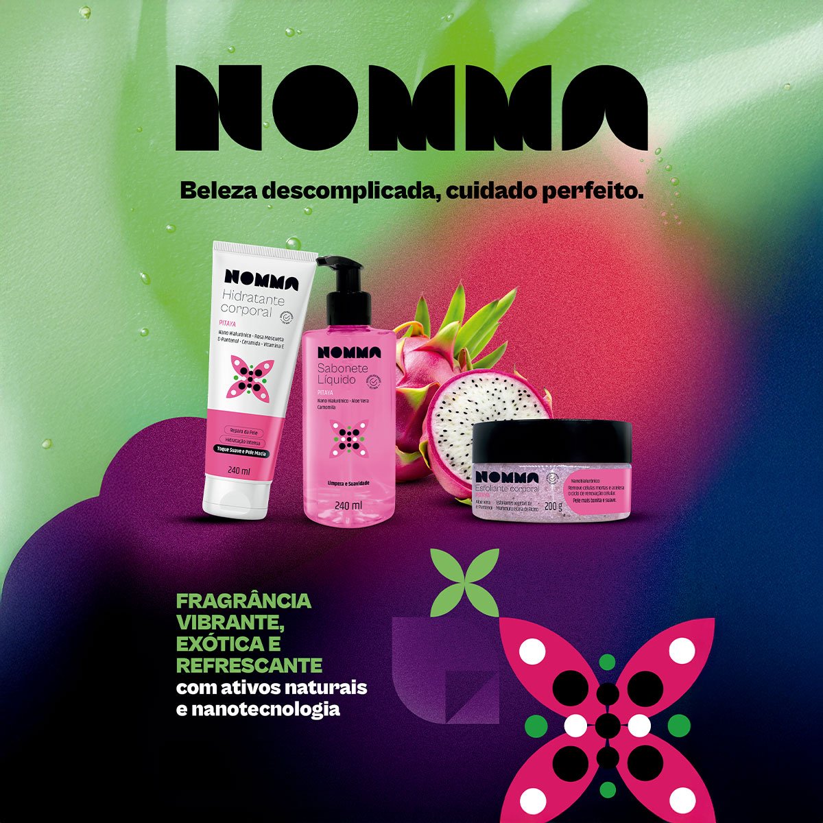 Kit Nomma Healthy Pitaya Sabonete Esfoliante Corporal (2 produtos) ÚNICO 4
