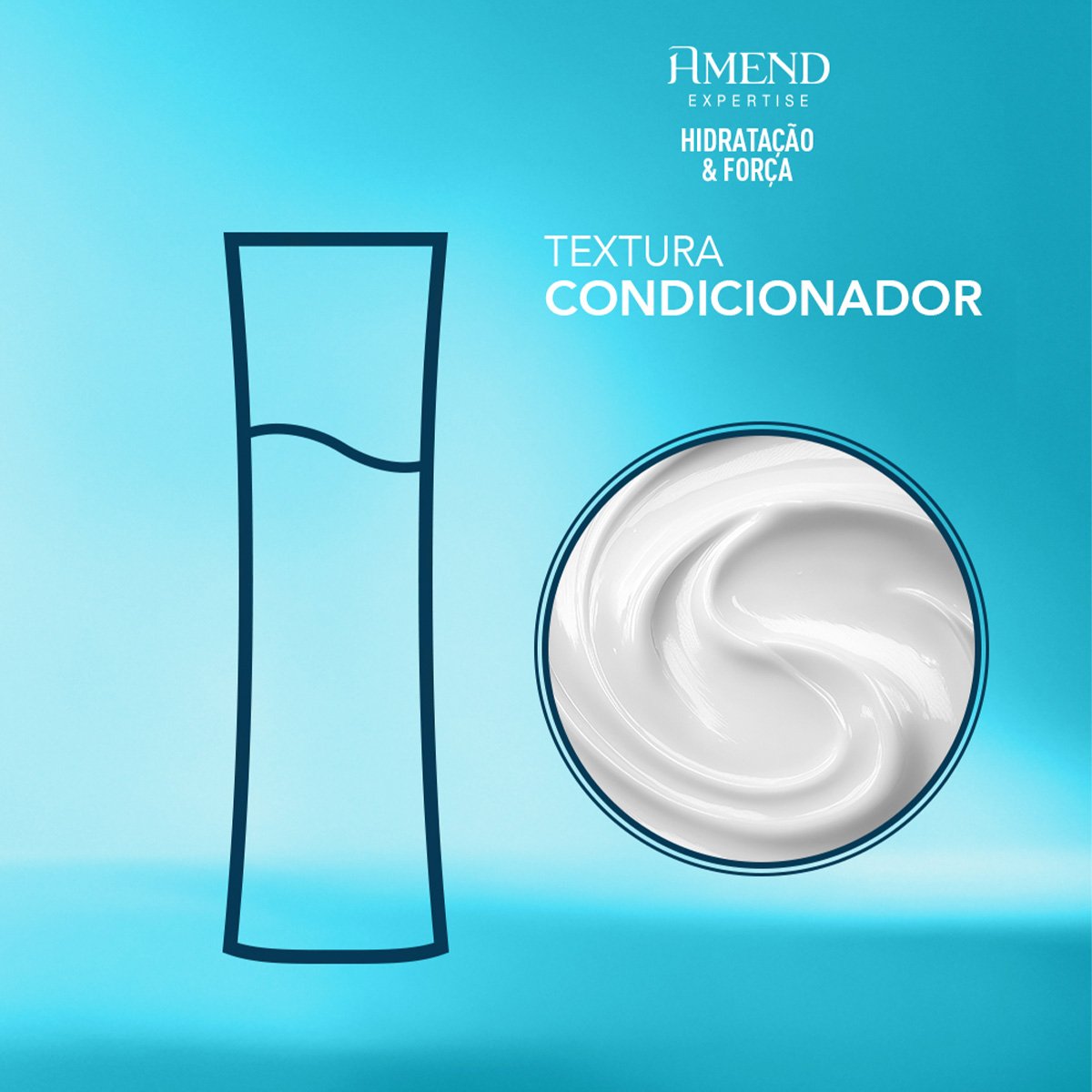 Amend Expertise Hidratacao & Forca - Condicionador 250ml 250ml 3