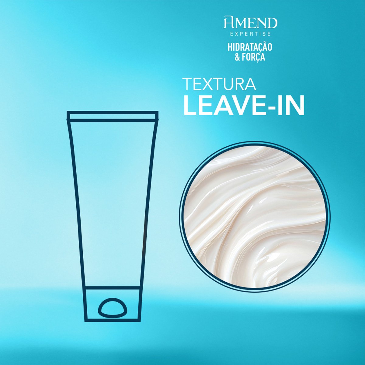 Amend Expertise Hidratacao & Forca - Leave-in 180g 180g 3