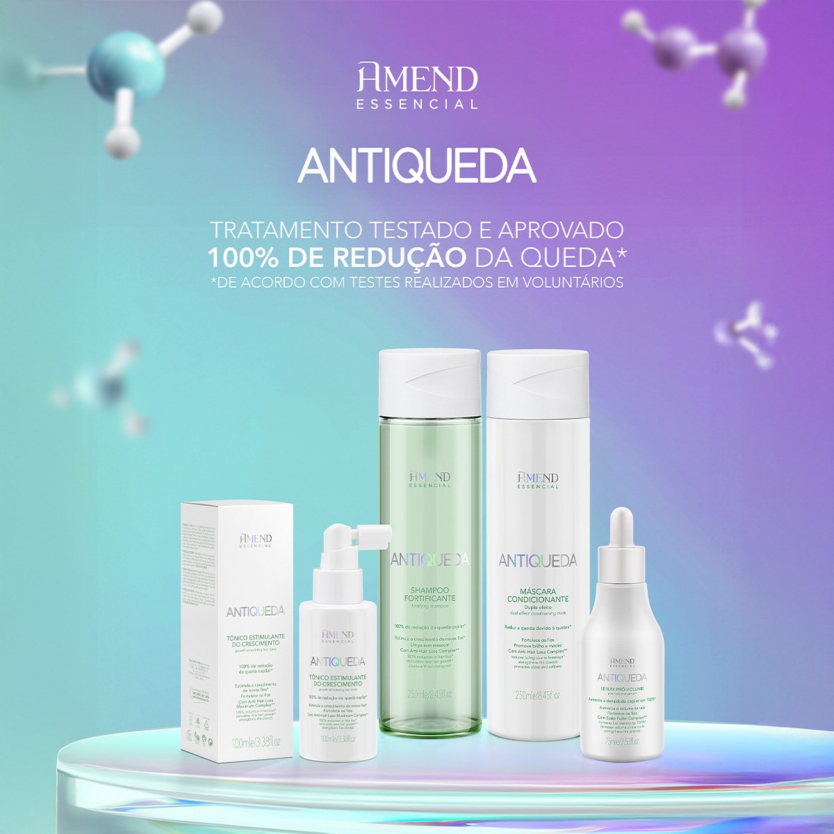 Amend Essencial Antiqueda - Tonico Estimulante 100ml 100ml 3