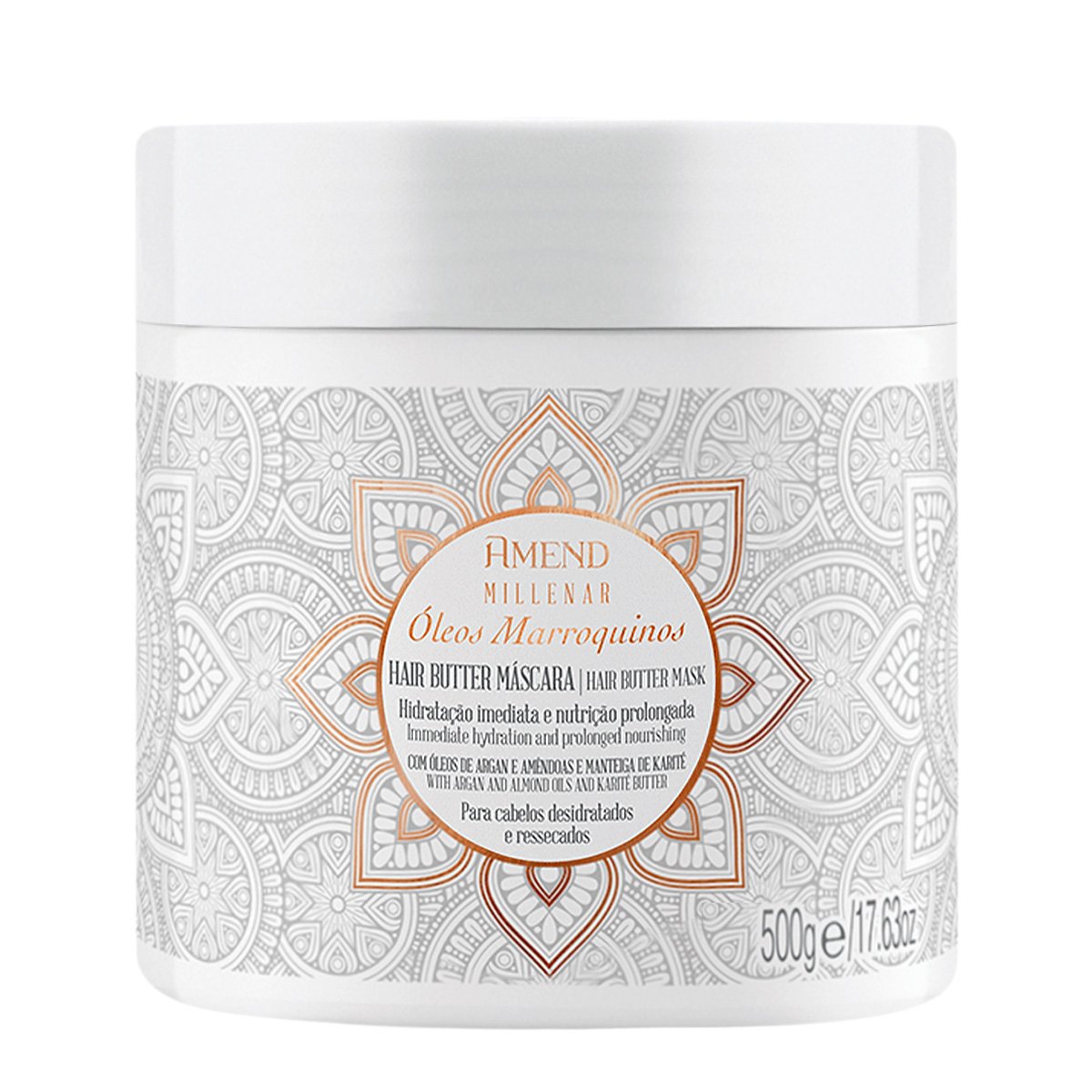 Amend Millenar Oleos Marroquinos Hair Butter - Mascara Capilar 500g