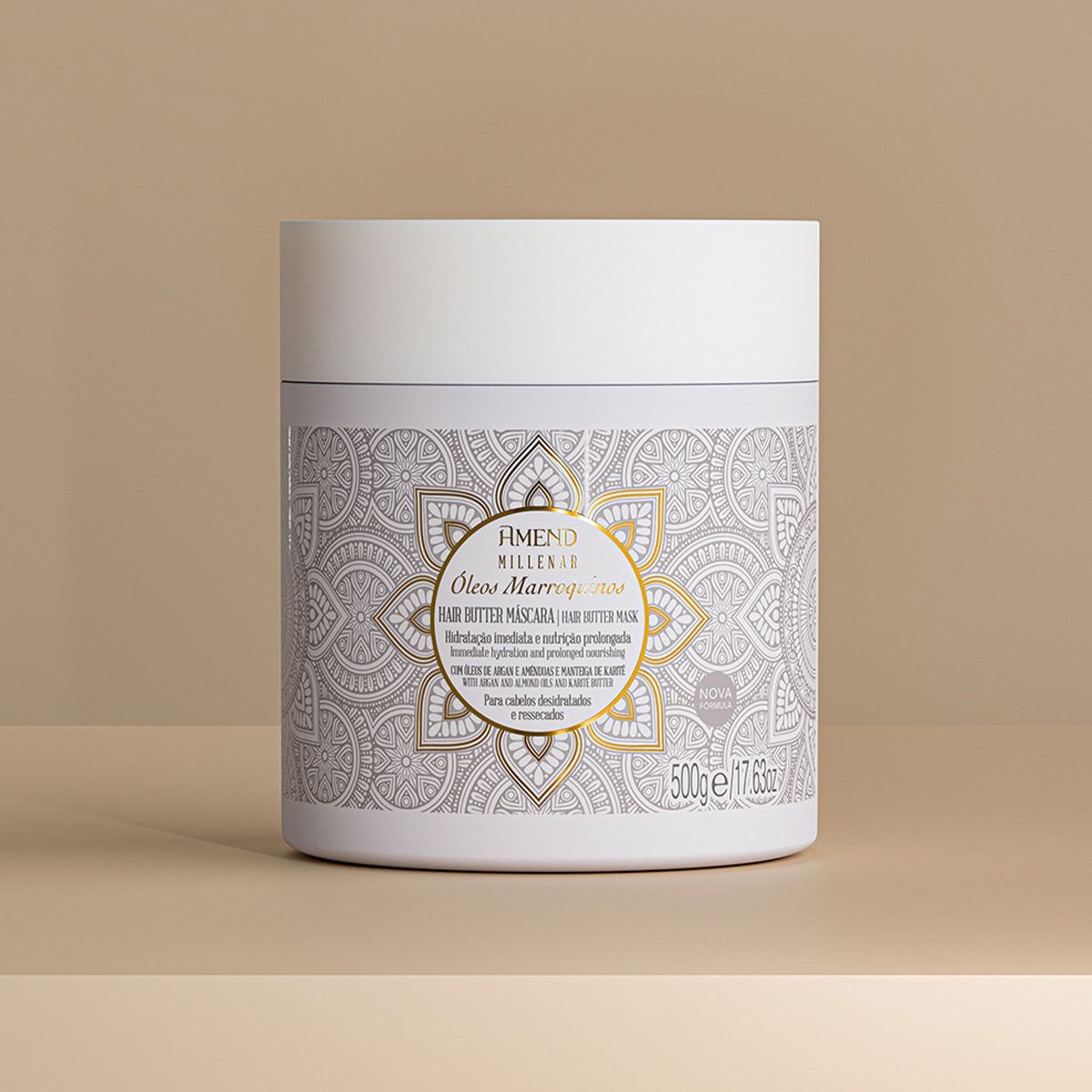 Amend Millenar Oleos Marroquinos Hair Butter - Mascara Capilar 500g 500g 2