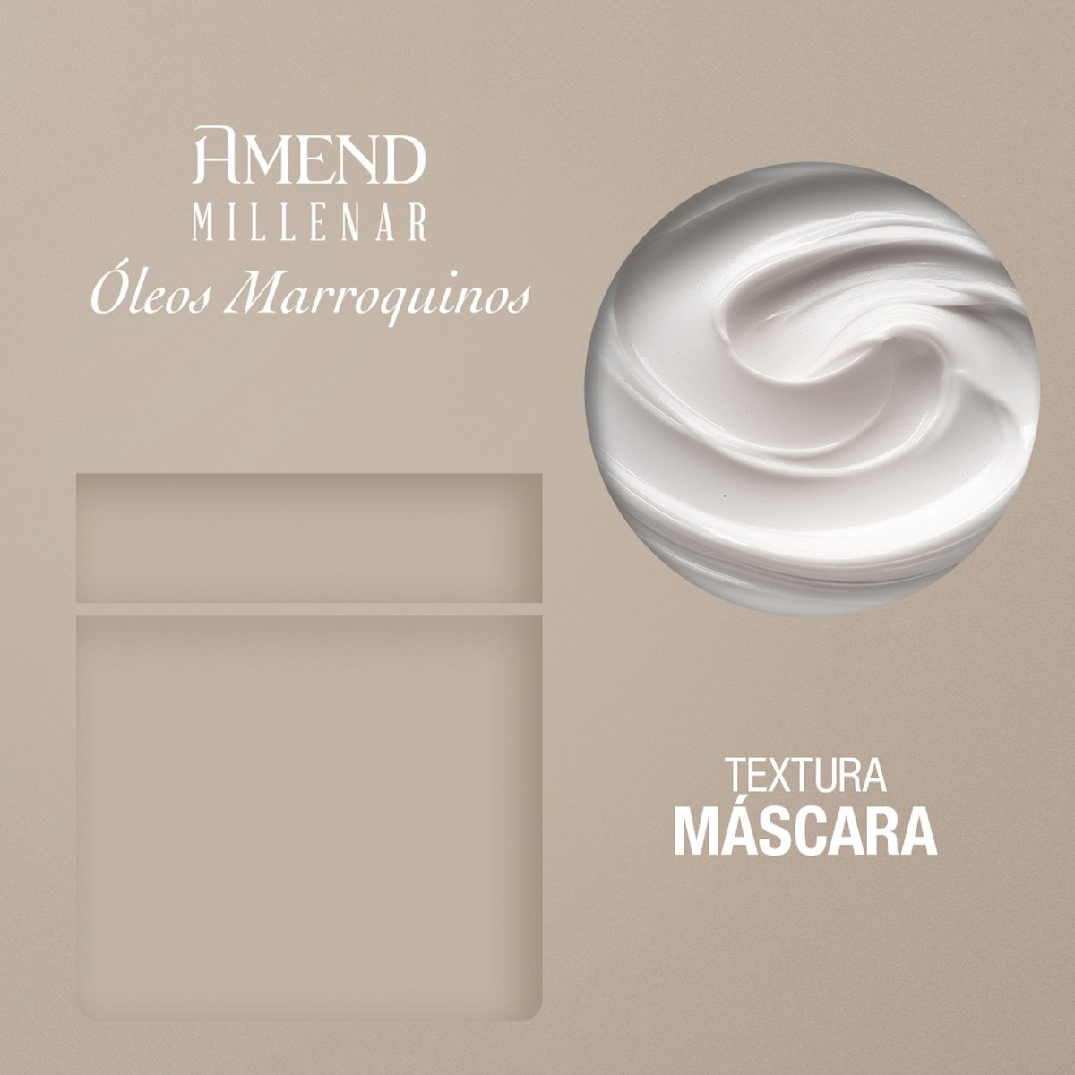 Amend Millenar Oleos Marroquinos Hair Butter - Mascara Capilar 500g 500g 3