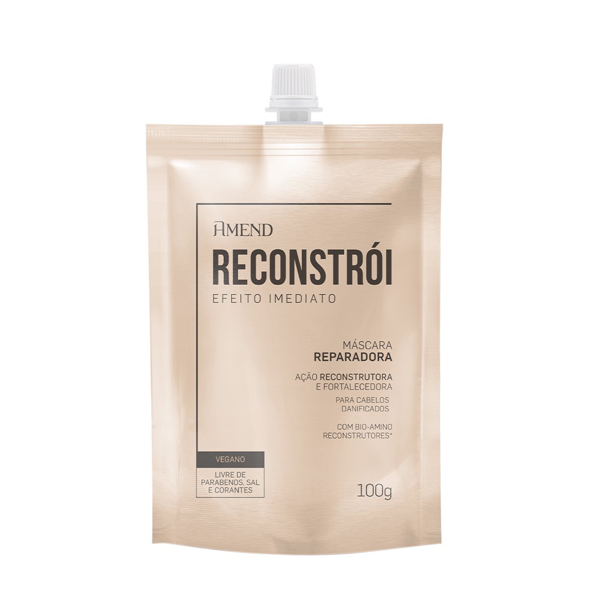 Amend Efeito Imediato Reconstroi - Mascara Capilar 100g 100g 1
