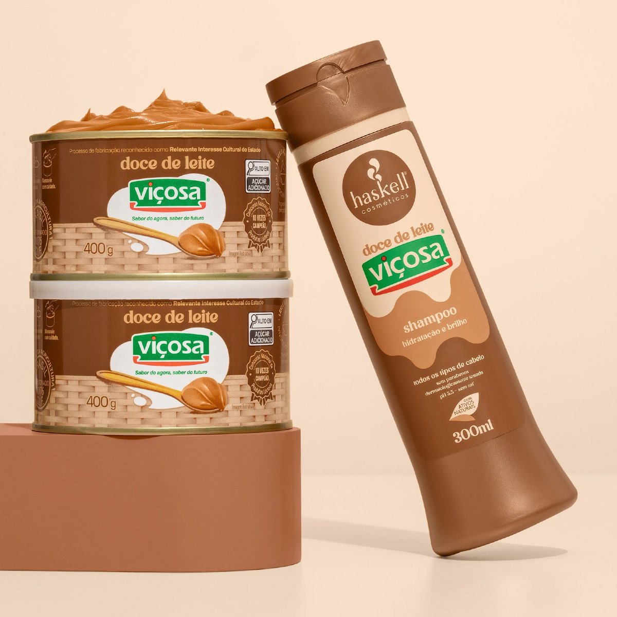 Haskell Doce de Leite Vicosa - Shampoo 300ml 300ml 3
