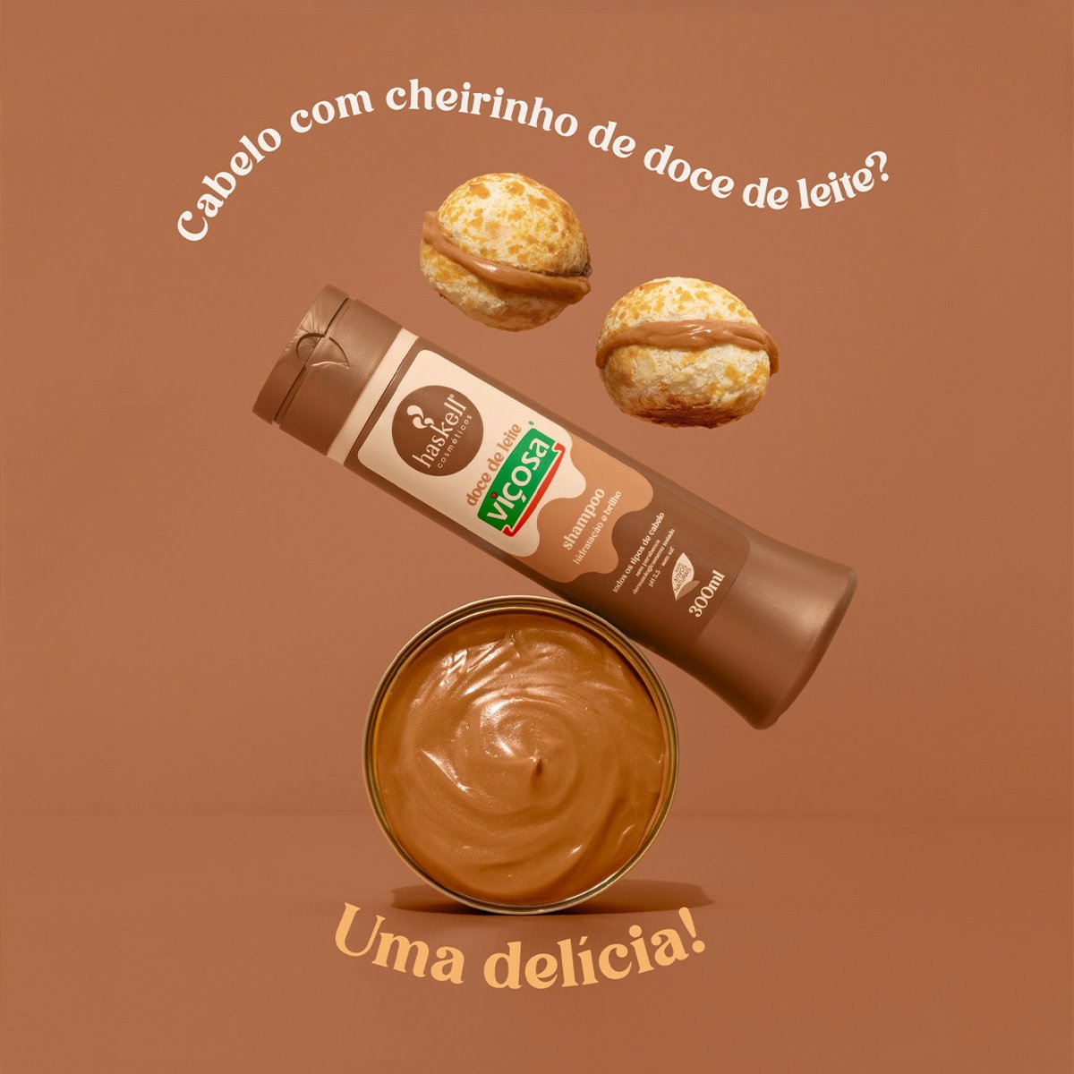 Haskell Doce de Leite Vicosa - Shampoo 300ml 300ml 4