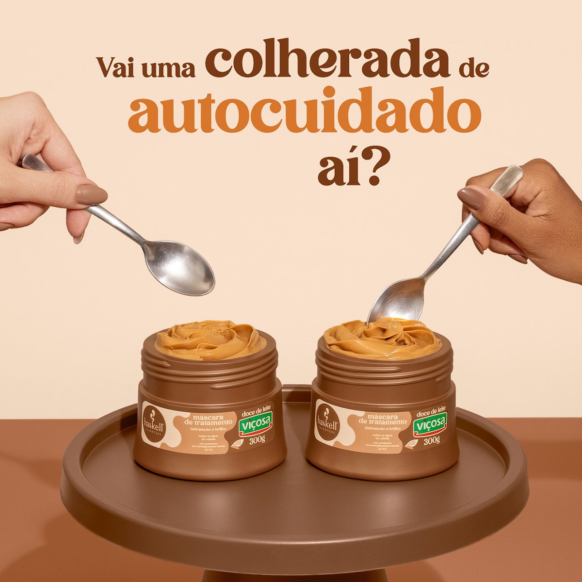 Haskell Doce de Leite Vicosa - Mascara Capilar 300g 300g 3