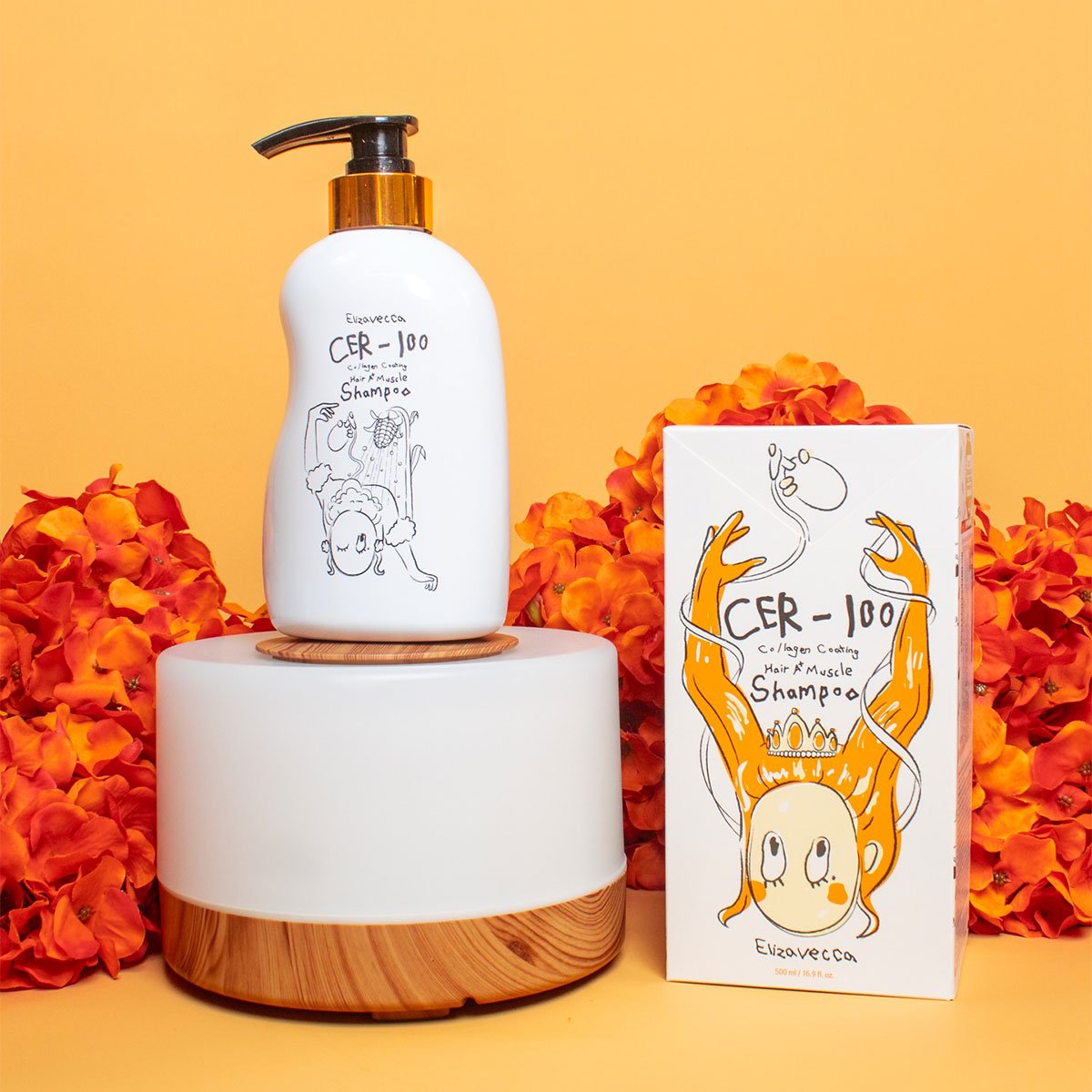 Elizavecca CER-100 Com Colageno A+ Muscle - Shampoo Fortalecedor 500ml 500ml 3