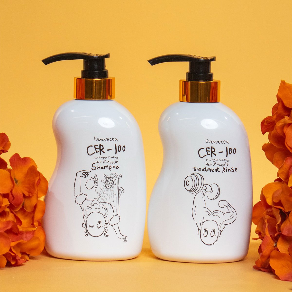 Elizavecca CER-100 Com Colageno A+ Muscle - Shampoo Fortalecedor 500ml 500ml 4