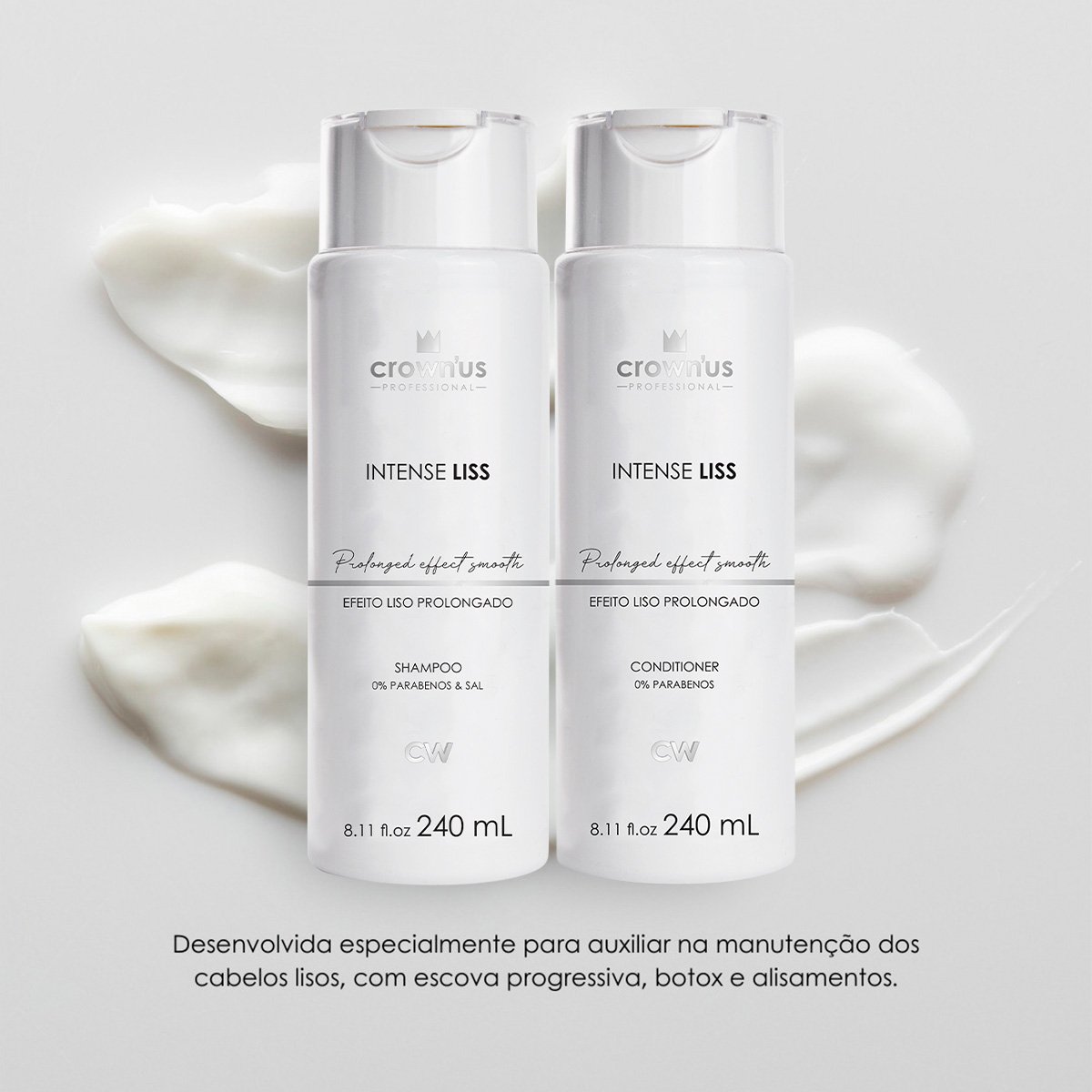 Crownus Intense Liss - Condicionador 240ml 240ml 3