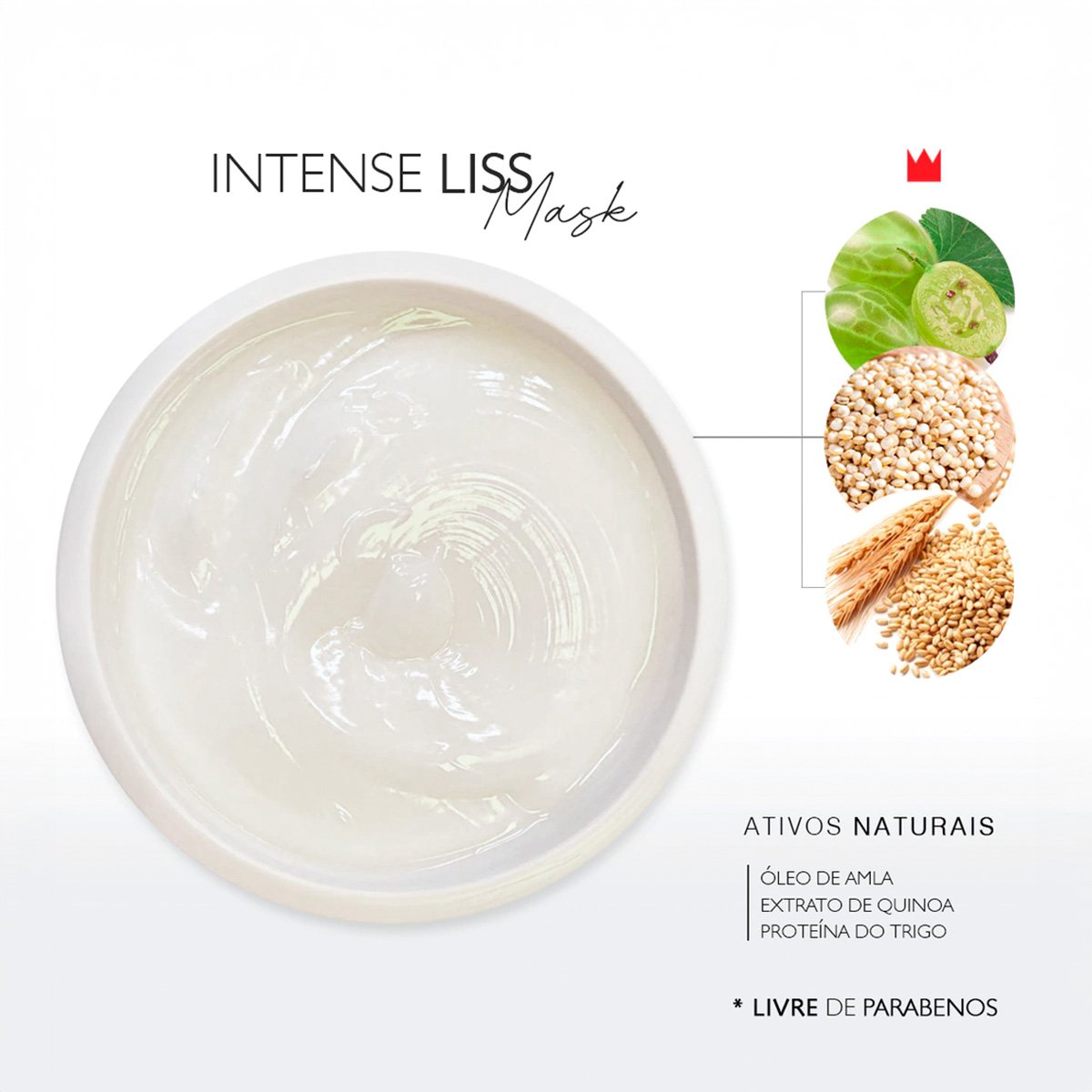 Crownus Intense Liss - Mascara Capilar 300g 300g 3